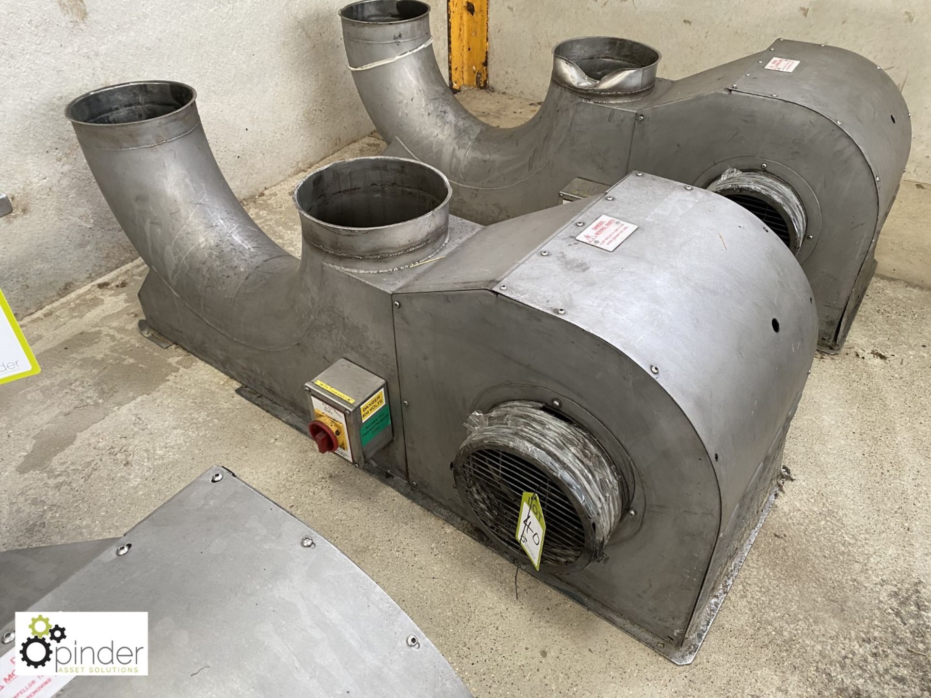 Heatons Engineering HE24/250S stainless steel Ingredient Blower (please note there is a lift out fee