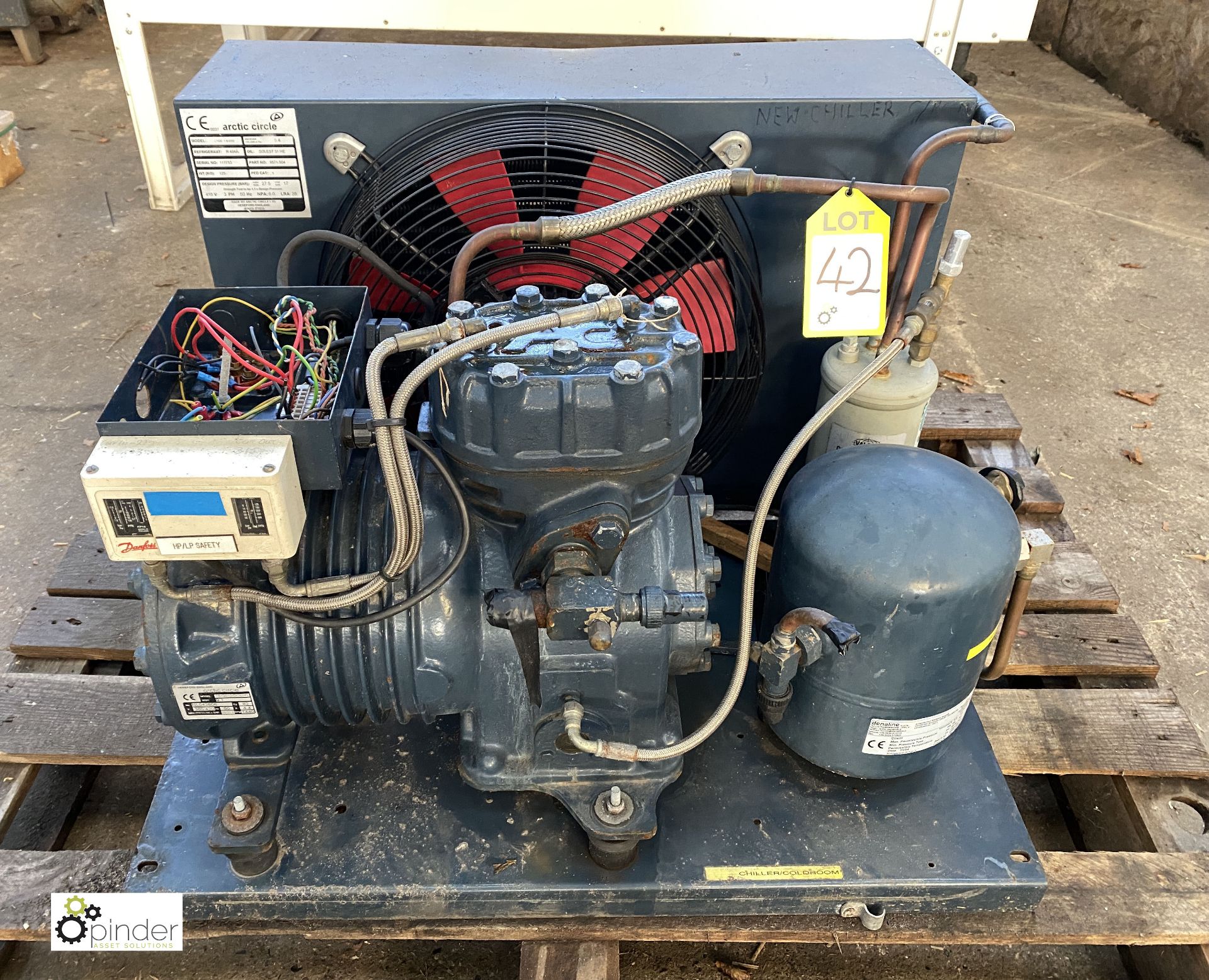 Arctic Circle C1QE-1.8-010 Refrigeration Compressor and Fan (please note this lot has a lift out fee