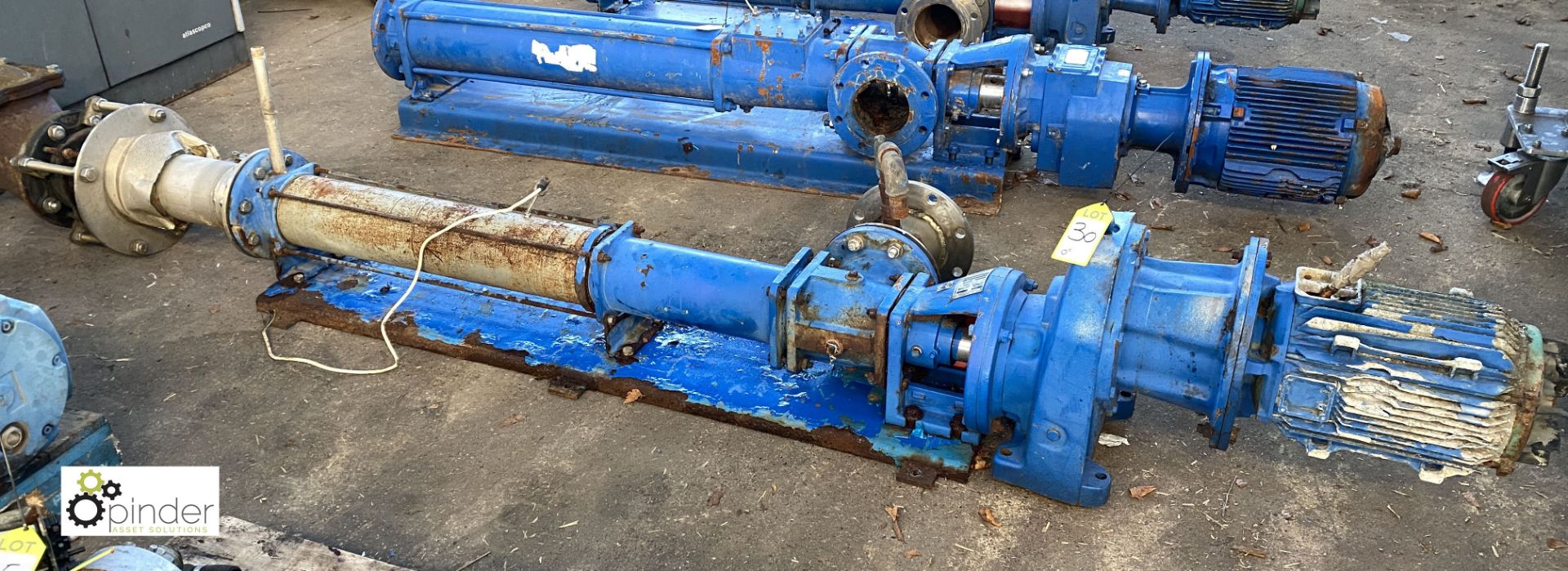 Mono CB07KAE1R1/G412 Pump, with motor, max DEL pressure 10bar (please note this lot has a lift out