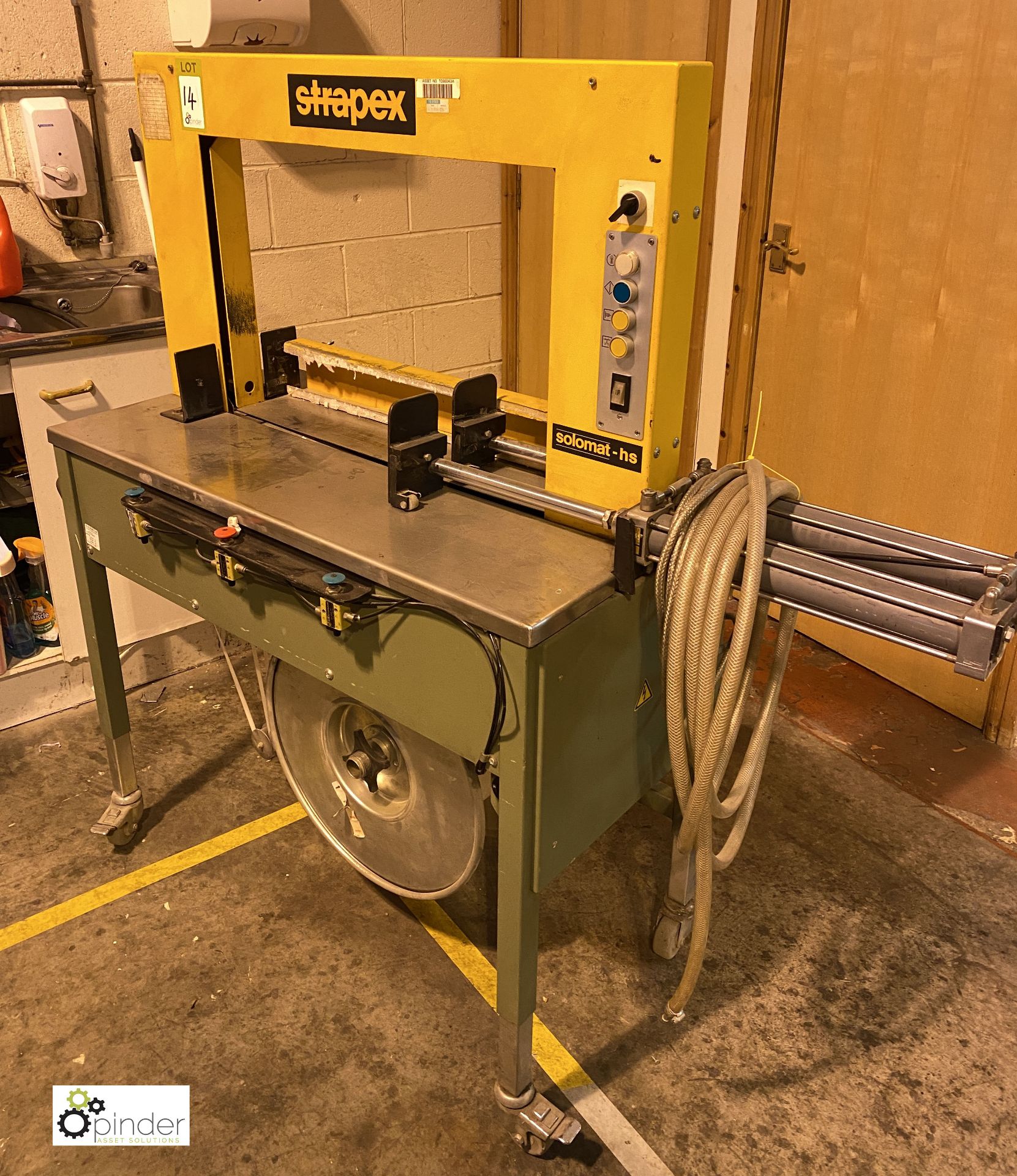 Strapex Solomax-HS Strapping Machine, 240volts (LOCATION: Wakefield) (please note there is a lift - Image 3 of 4