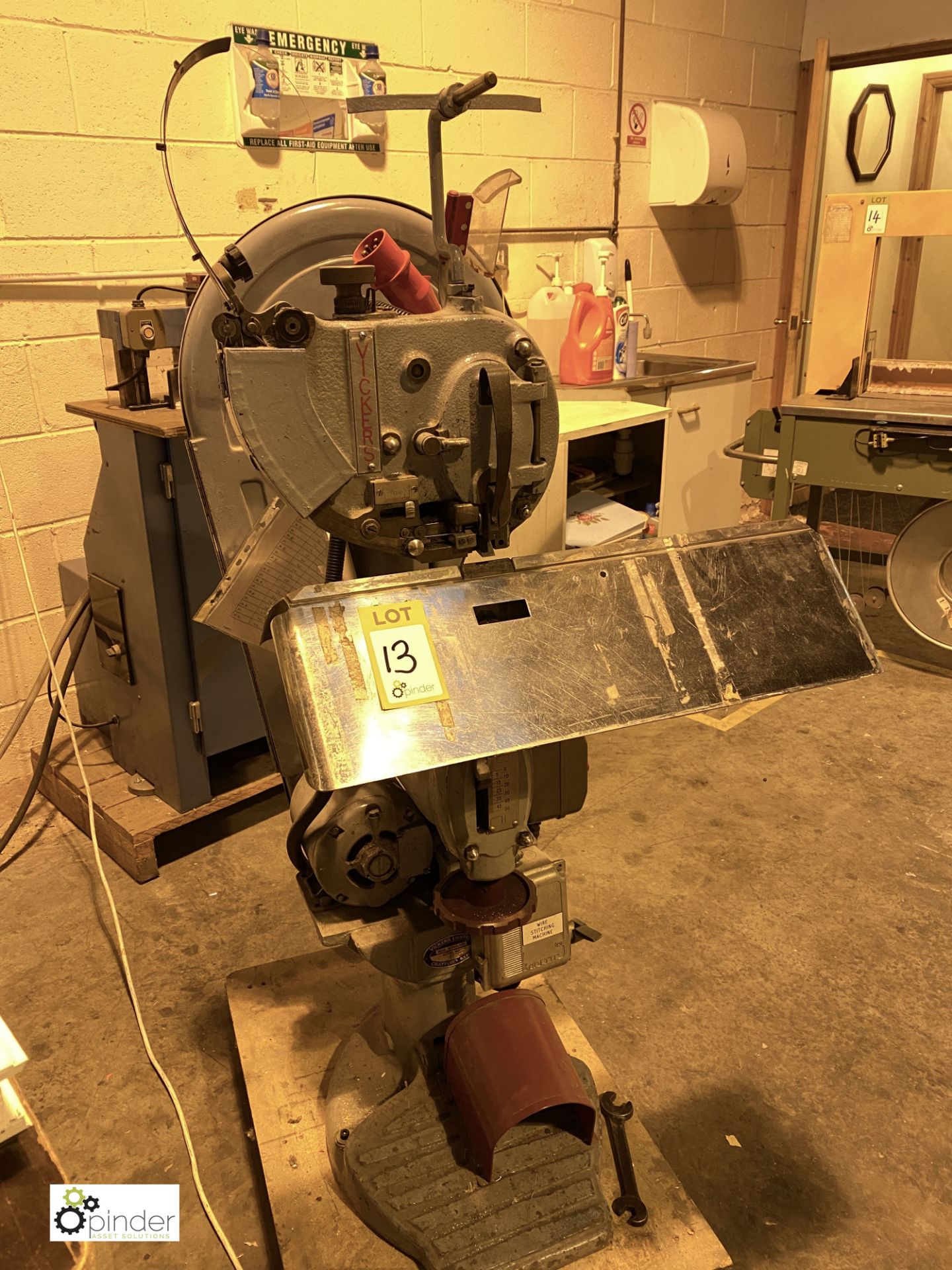 Vickers Saddle Stitcher, 415volts (LOCATION: Wakefield) (please note there is a lift out fee of £ - Image 2 of 4