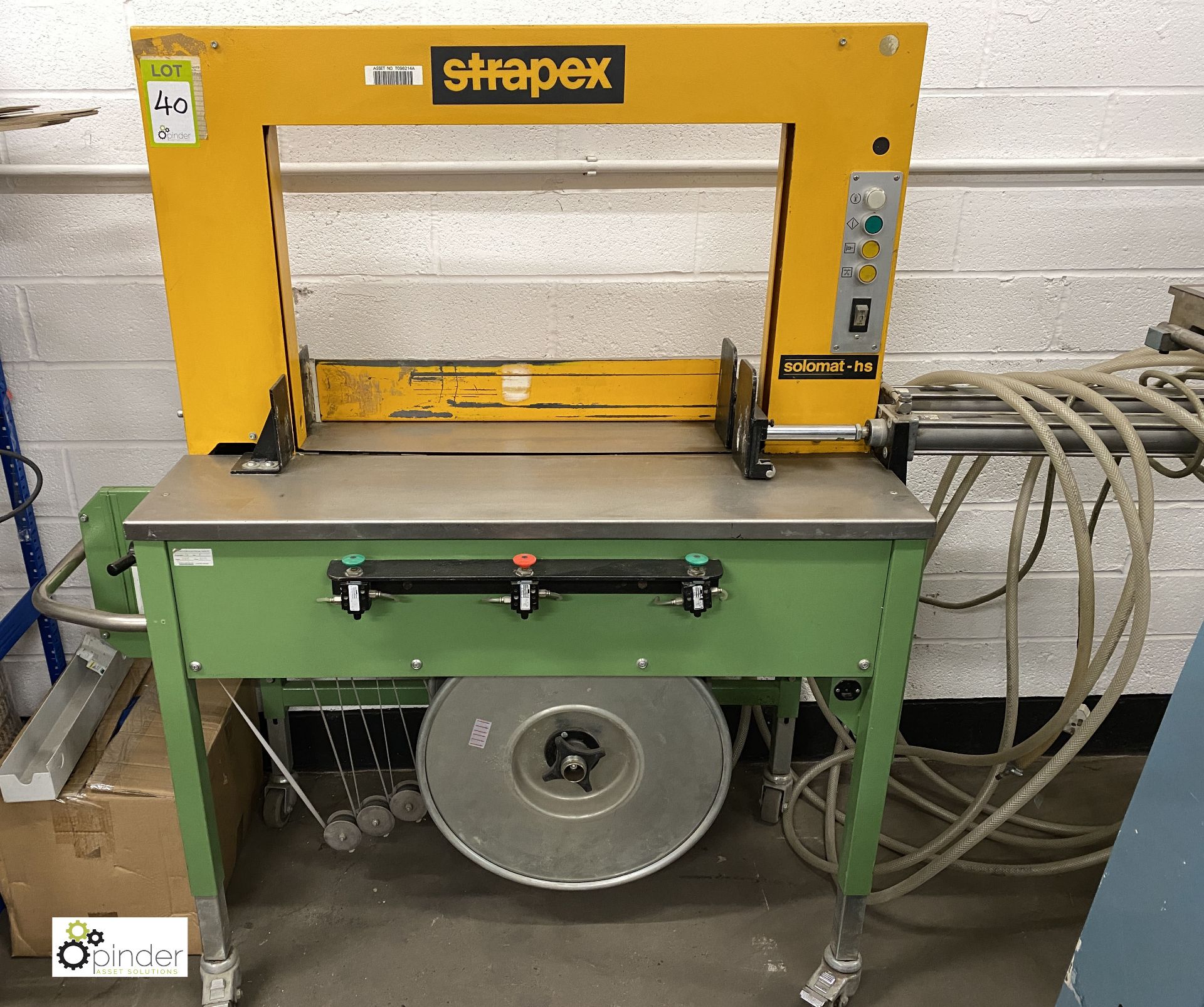 Strapex Solomat-HS semi auto Carton Strapper, 240volts (LOCATION: Penistone) (please note there is a