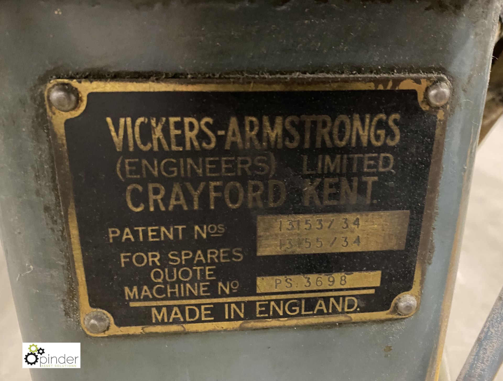 Vickers Armstrong Saddle Stitcher, 240volts (LOCATION: Penistone) (please note there is a lift out - Image 4 of 4