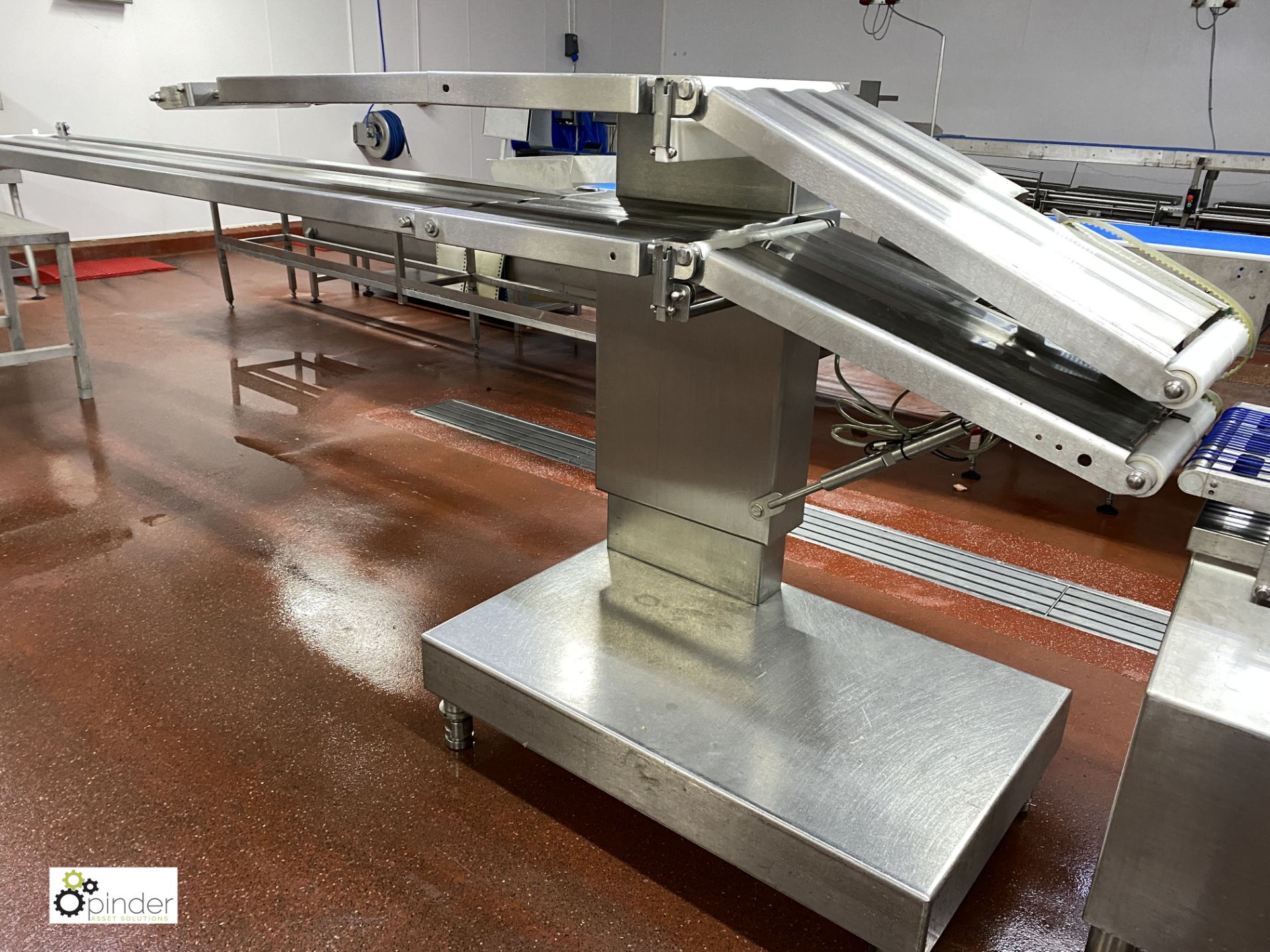 Weber type CCS402 Meat Slicing Line, 400volts, year 2006, serial number 518, with touch control - Image 9 of 15