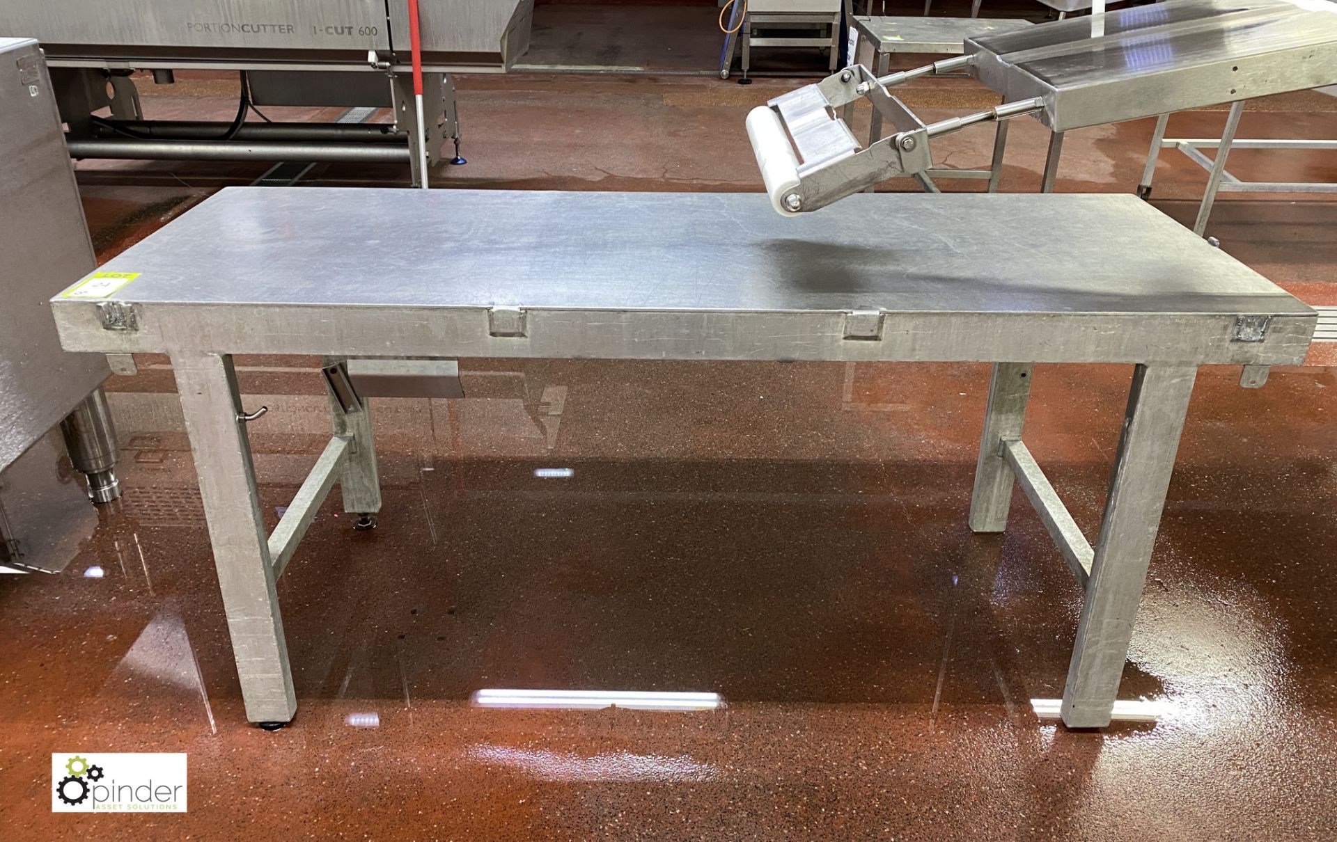 Stainless steel Table, 1820mm x 660mm x 790mm high (please note there is a lift out fee of £10