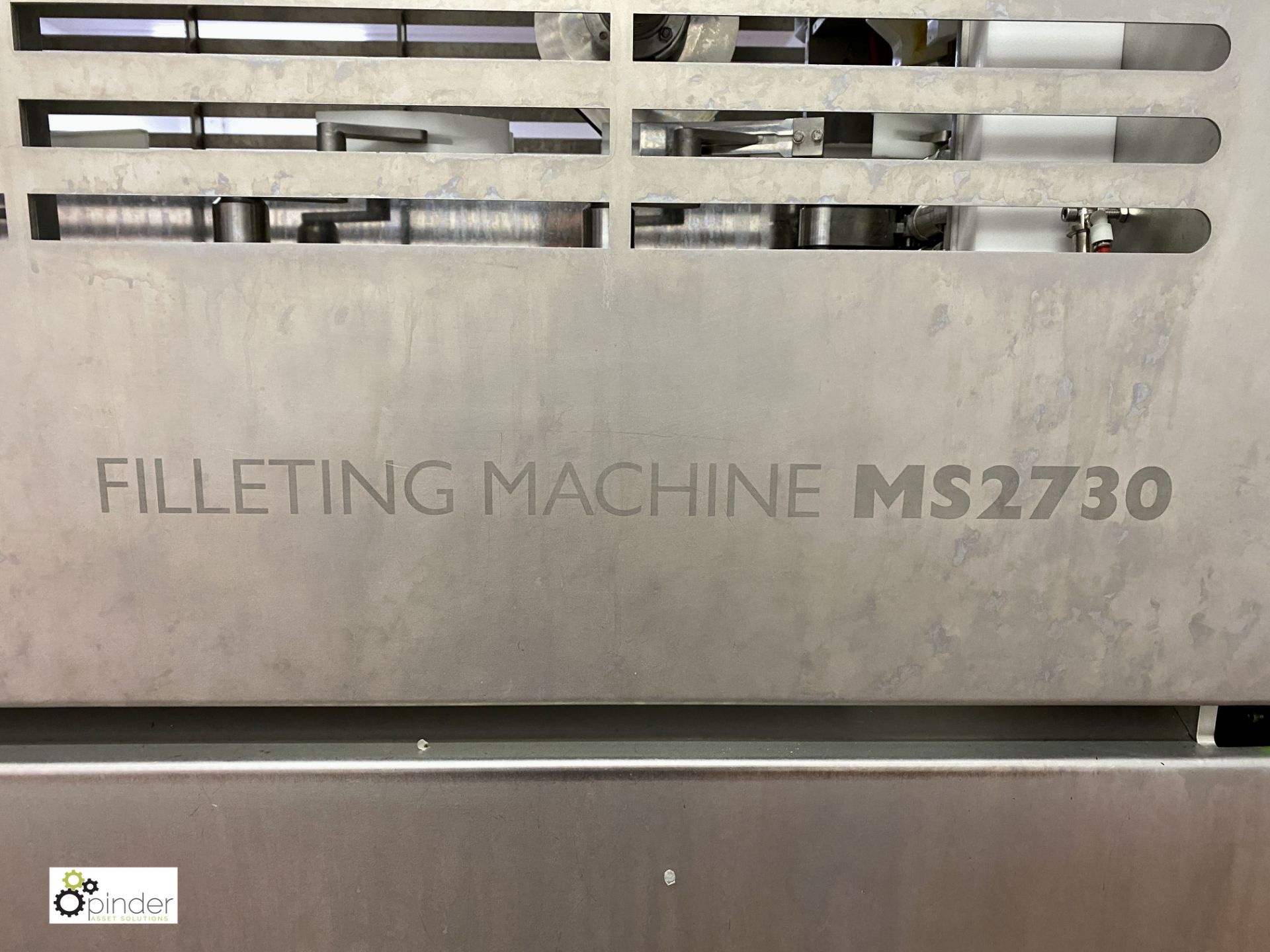 Marel MS2730 Filleting Machine, year 2013, with touch screen control, interchangeable parts and - Image 10 of 22