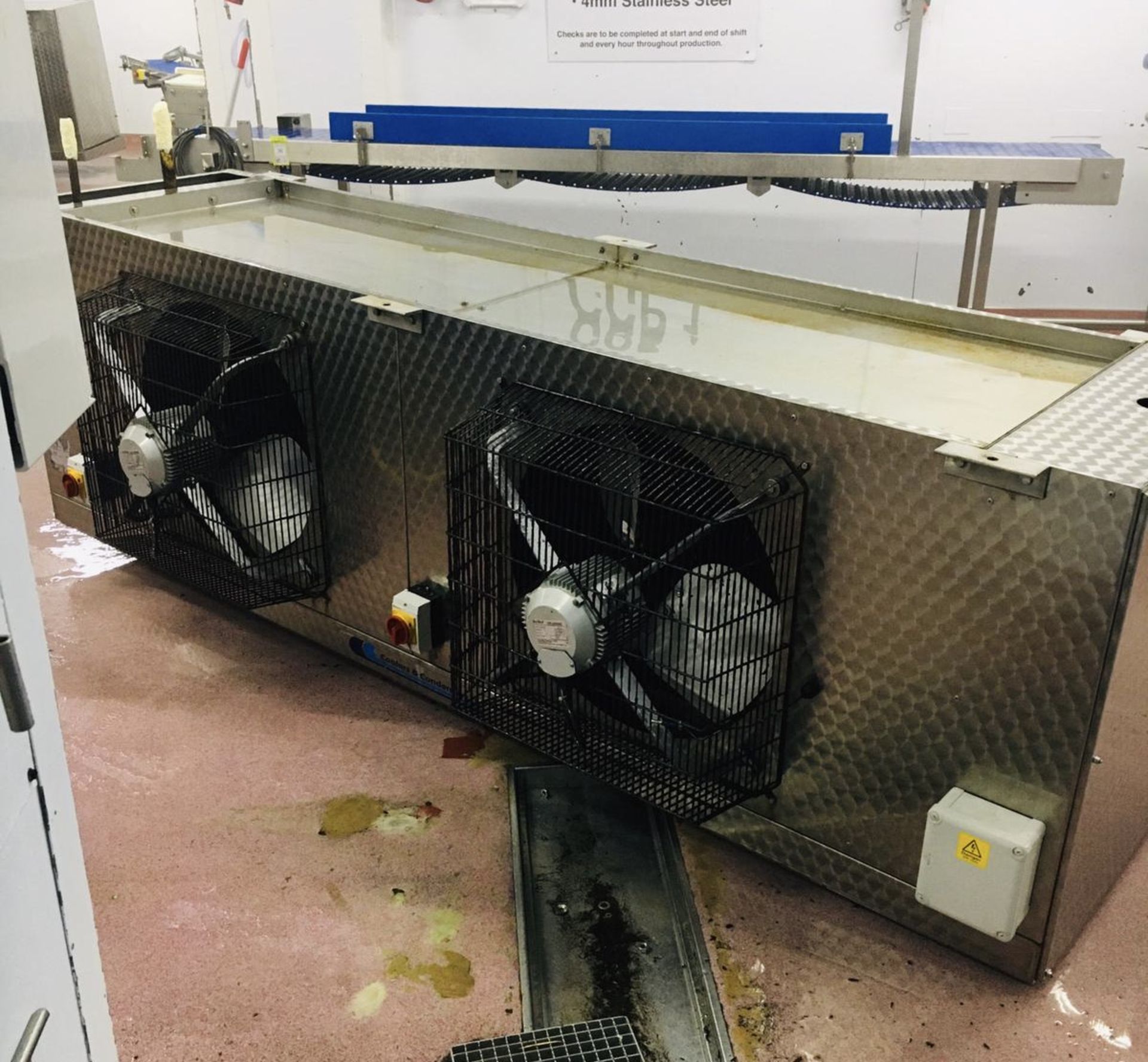 Coolers and Condensers Ltd twin fan Chiller Unit (please note there is a lift out fee of £20 plus