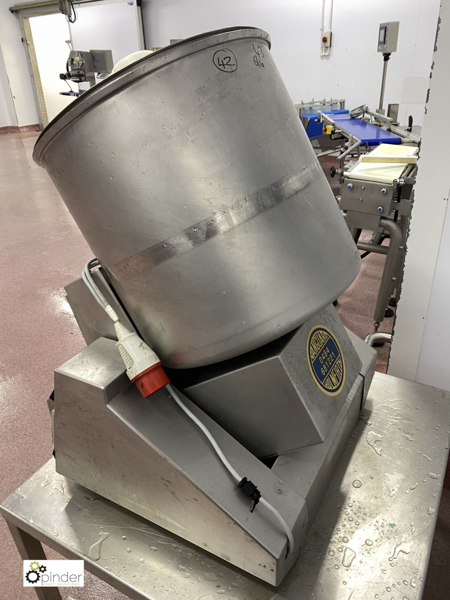 Vanguard MGH100 Vacuum Tumbler, serial number H9506552 (please note there is a lift out fee of £35 - Image 3 of 6