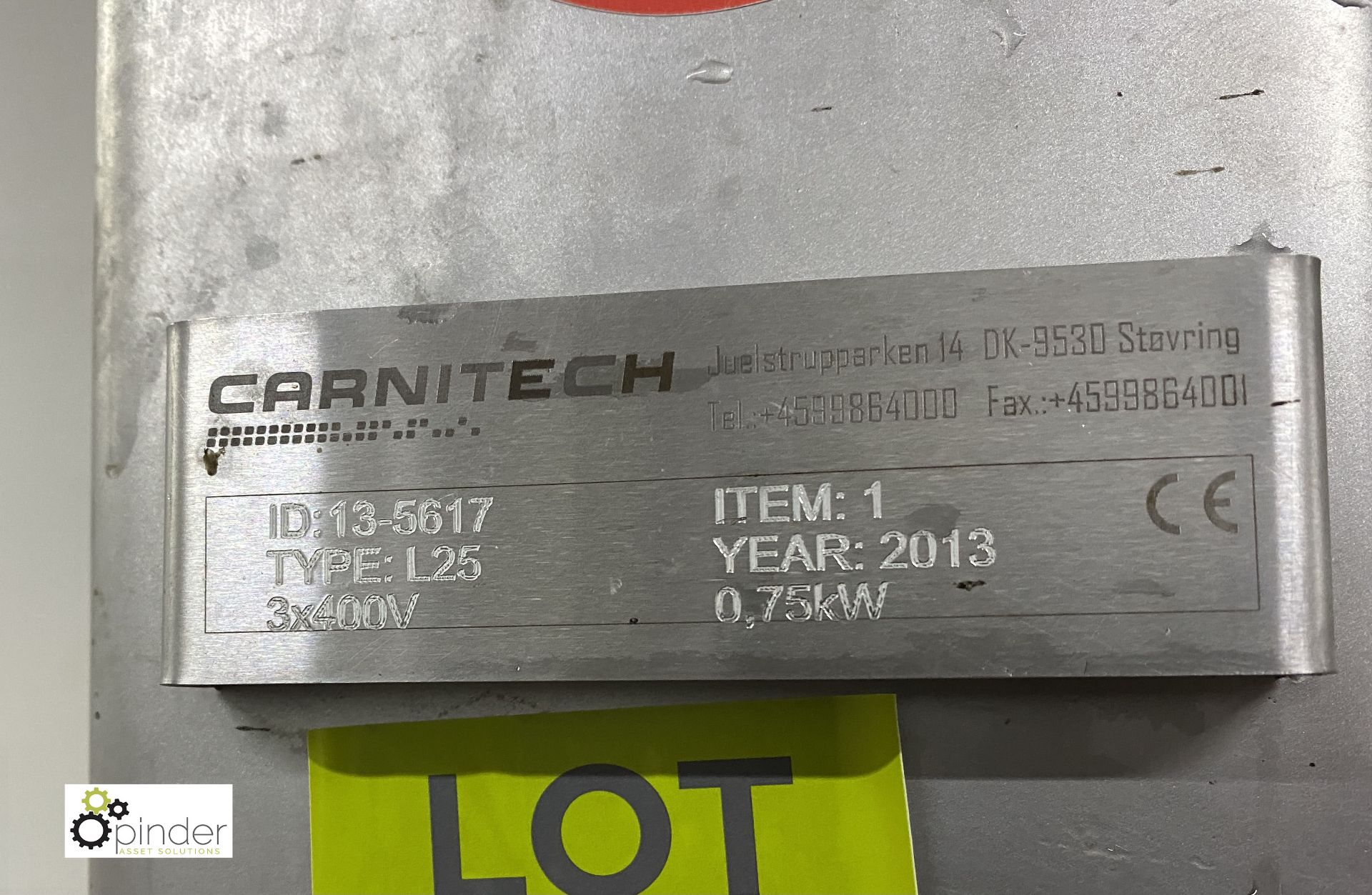 Carnitech L25 mobile stainless steel Bin Tipper, 350kg capacity, 400volts, year 2013, serial - Image 4 of 7