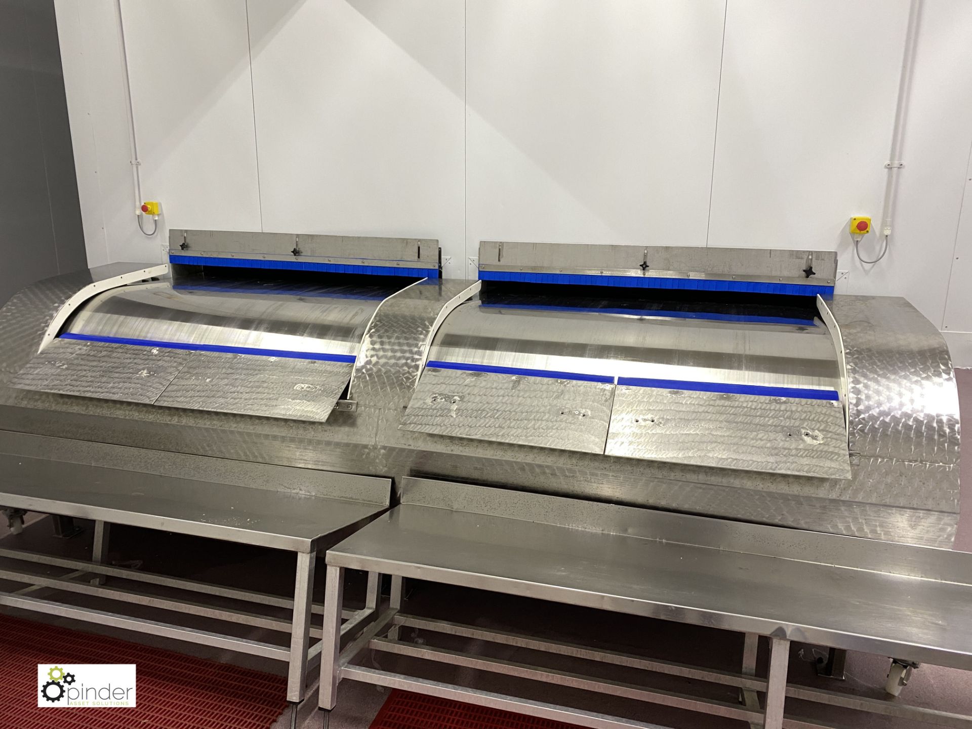 Torry twin lane Freezer comprising twin solid band stainless steel belts, 1500mm belt width, 11.3m - Image 4 of 42