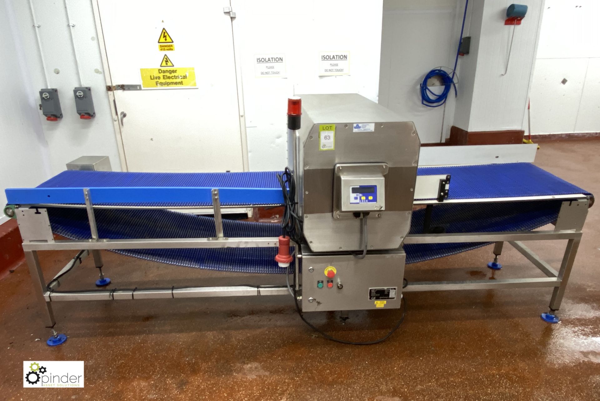 Lock MET30+ stainless steel Metal Detector, belt width 600mm, belt length 3100mm, year 2009 ( - Image 2 of 7