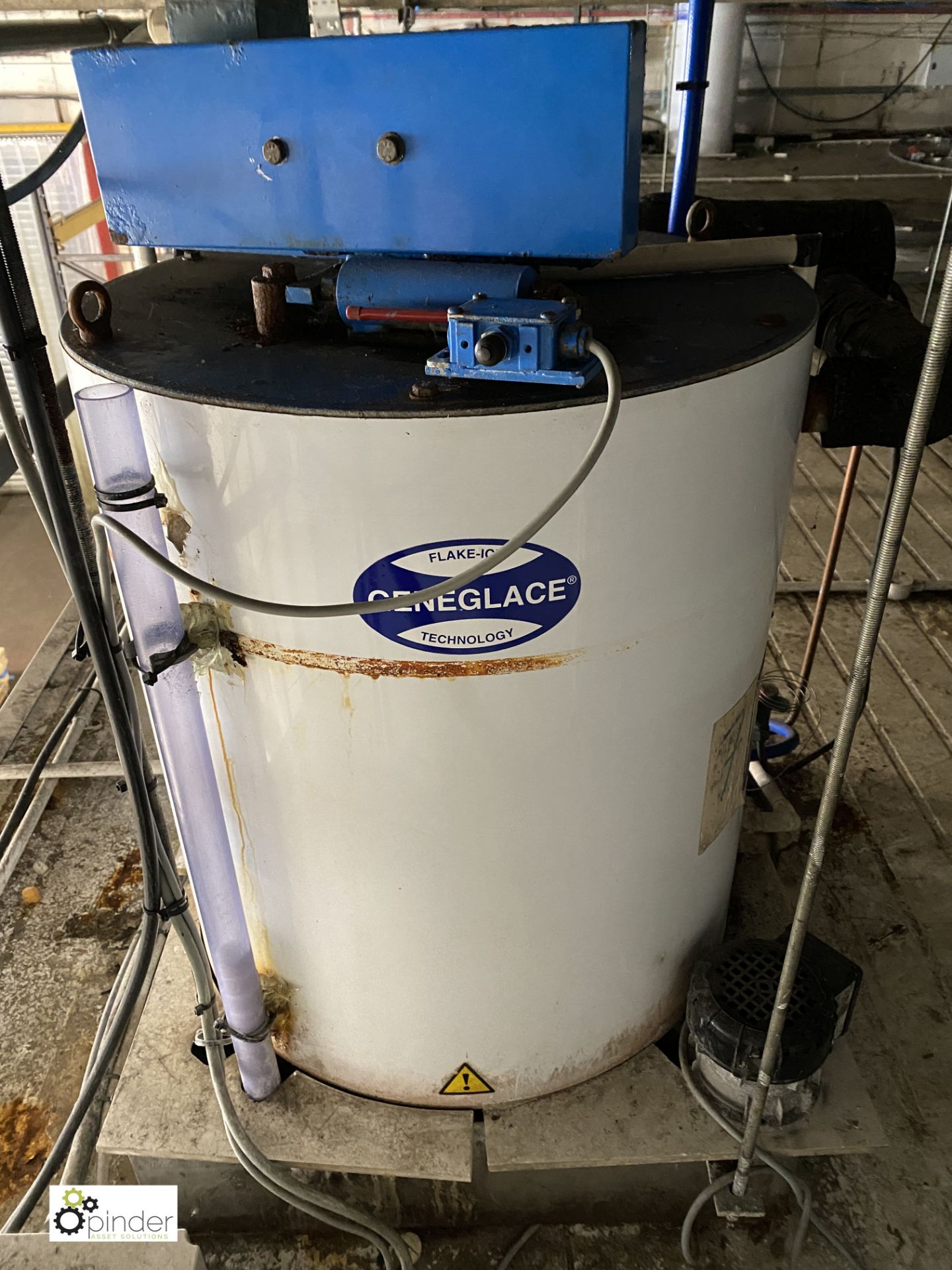 Geneglace F90H Flake Ice Ice Maker, 3.5tonnes/24hours, year 2004, fluid R404, 400volts, with 2 fan