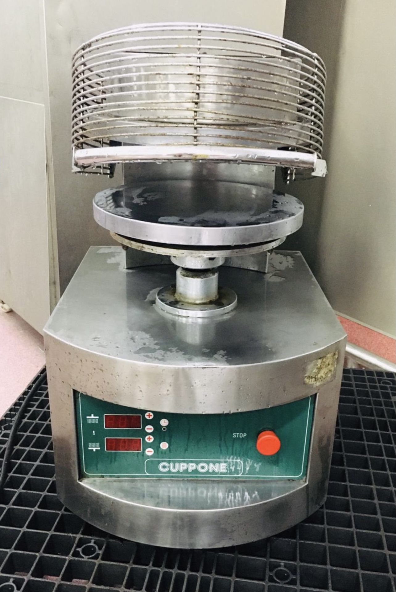 Cuppone PZF/35DS-A5-CP Heated Pizza Dough Press, year 2012 (please note there is a lift out fee