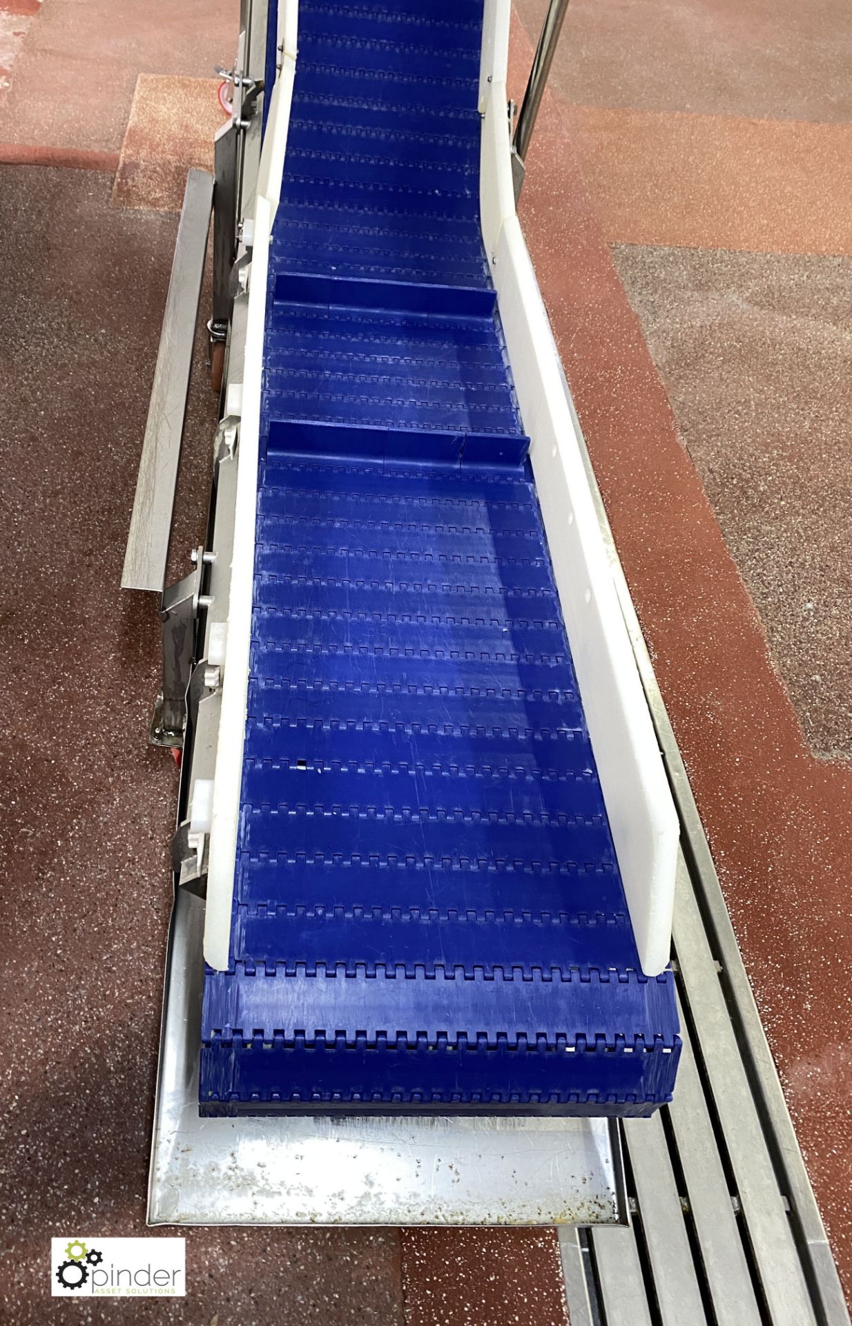 Carnitech PM45 stainless steel mobile swan neck Belt Conveyor, 350mm wide, 1690mm max height, 3600mm - Image 5 of 8