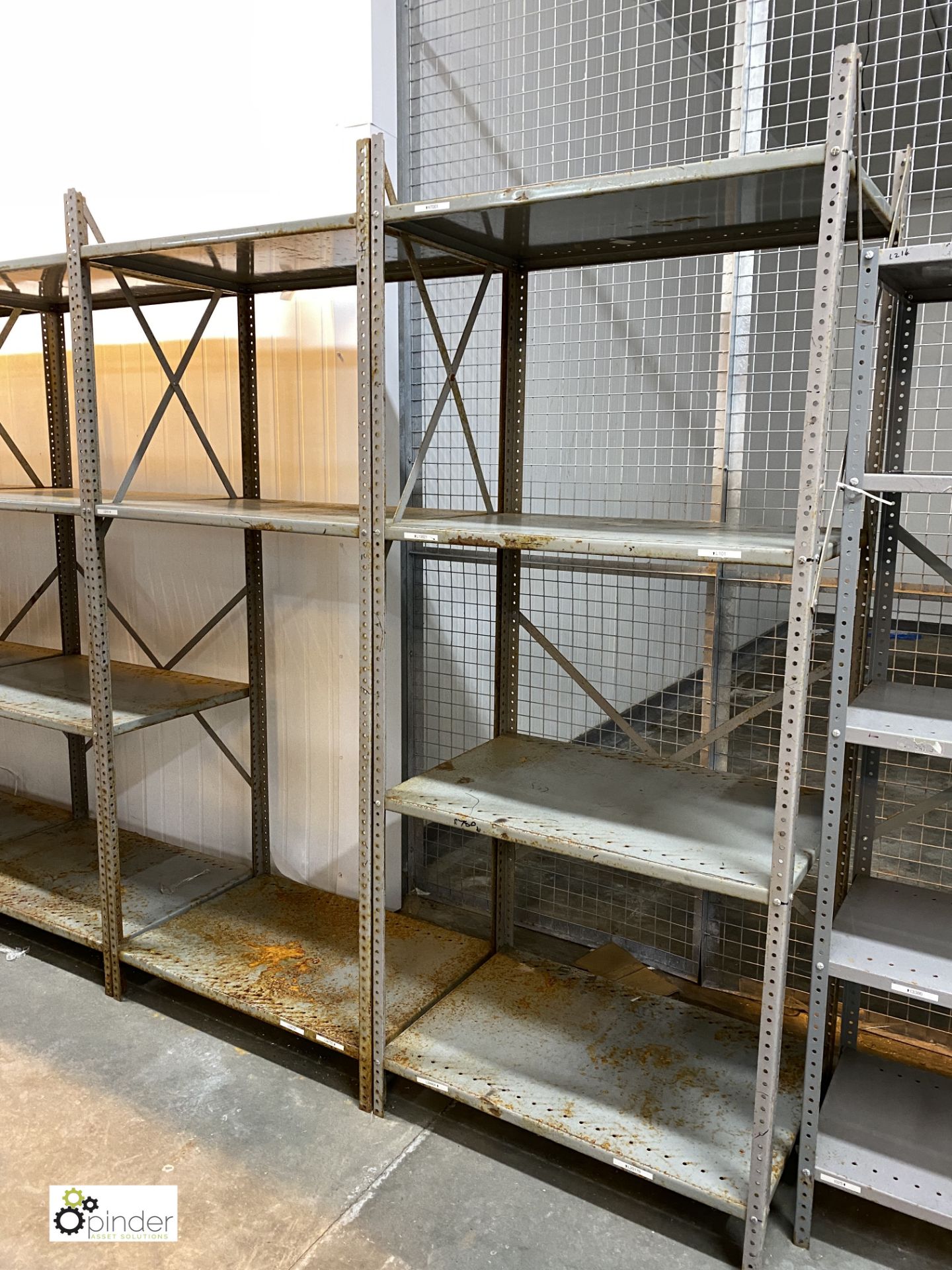 11 bays adjustable Stock Racking, 10.15m x 610mm (please note there is a lift out fee of £100 plus - Image 2 of 4