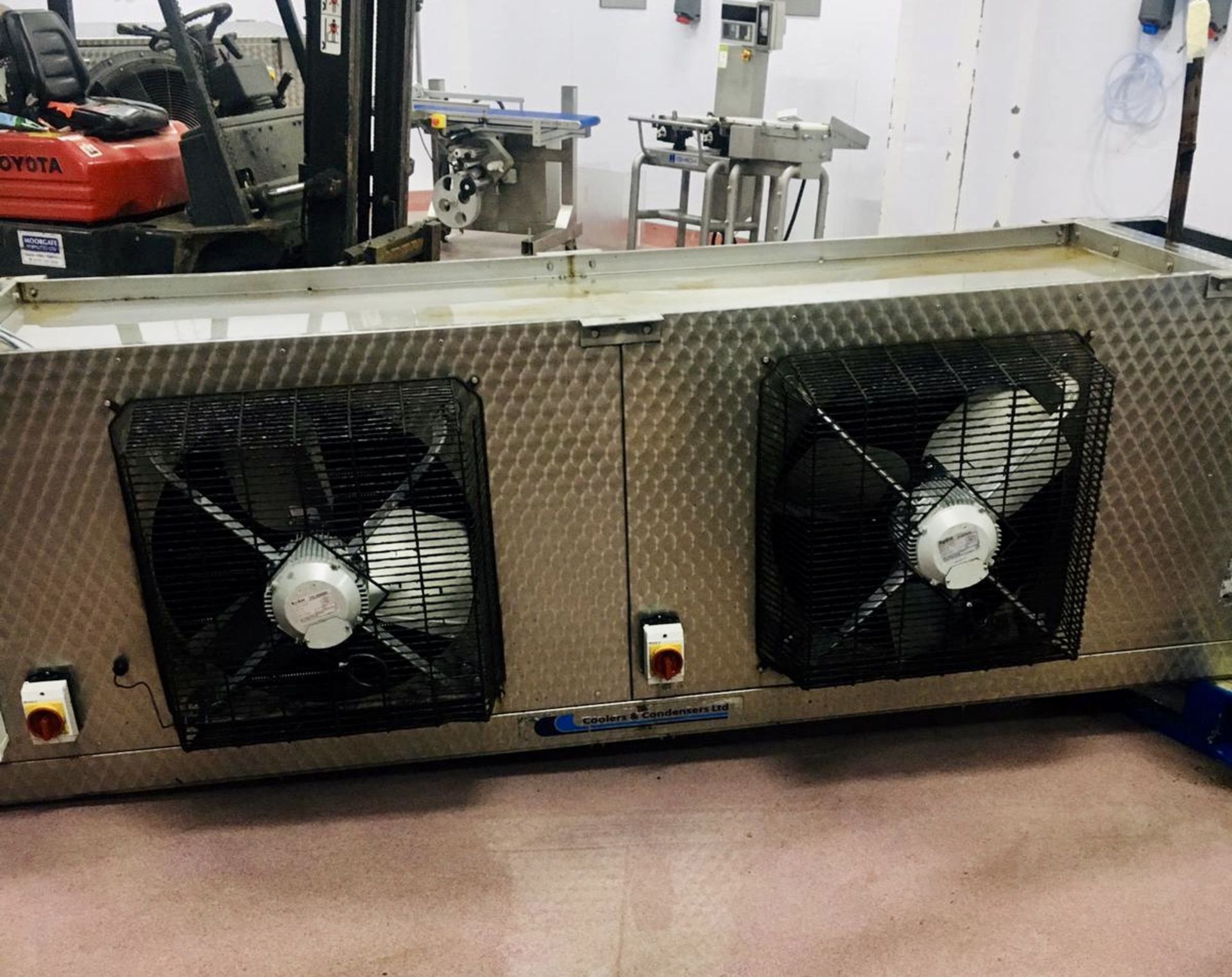 Coolers and Condensers Ltd twin fan Chiller Unit (please note there is a lift out fee of £20 plus