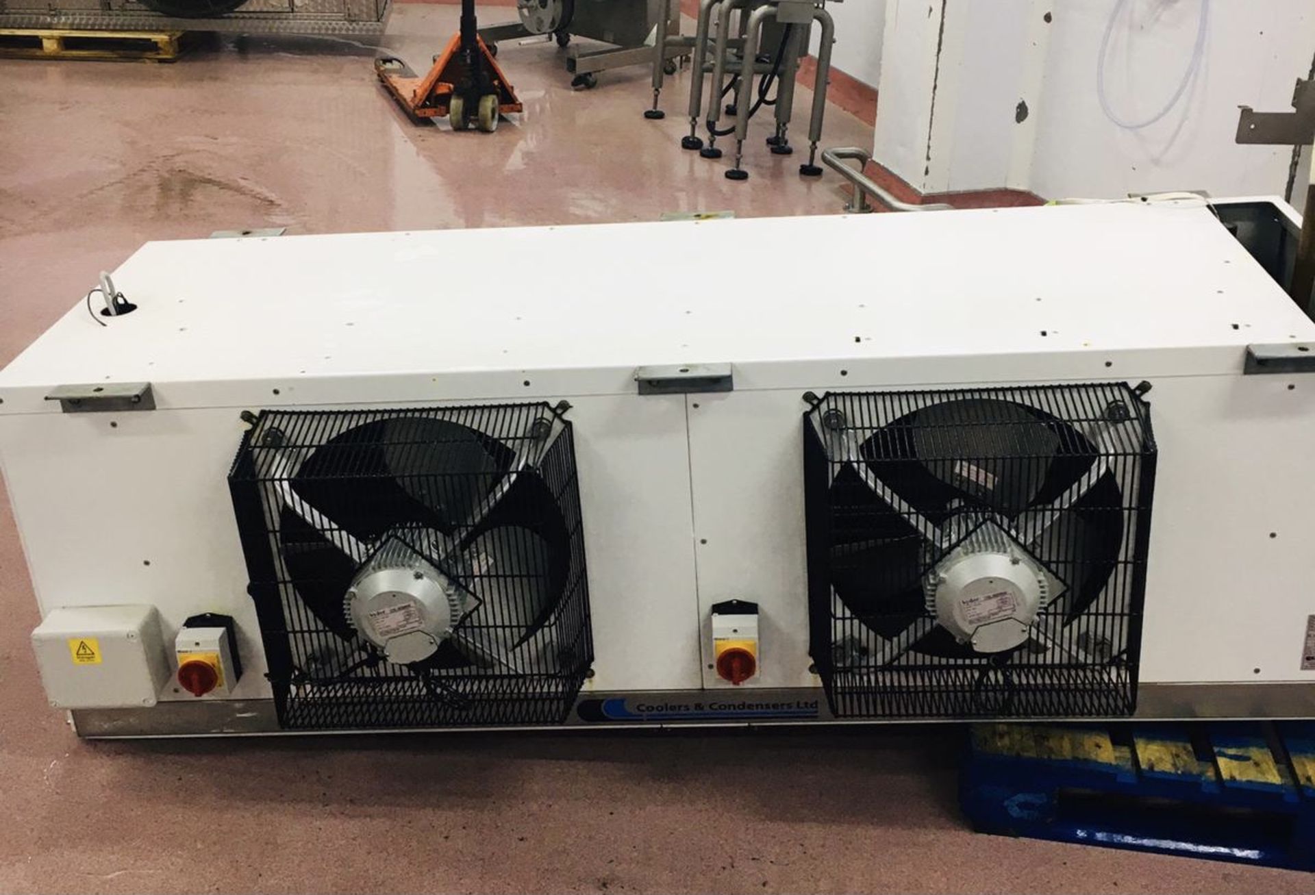 Coolers and Condensers Ltd twin fan Chiller Unit (please note there is a lift out fee of £20 plus