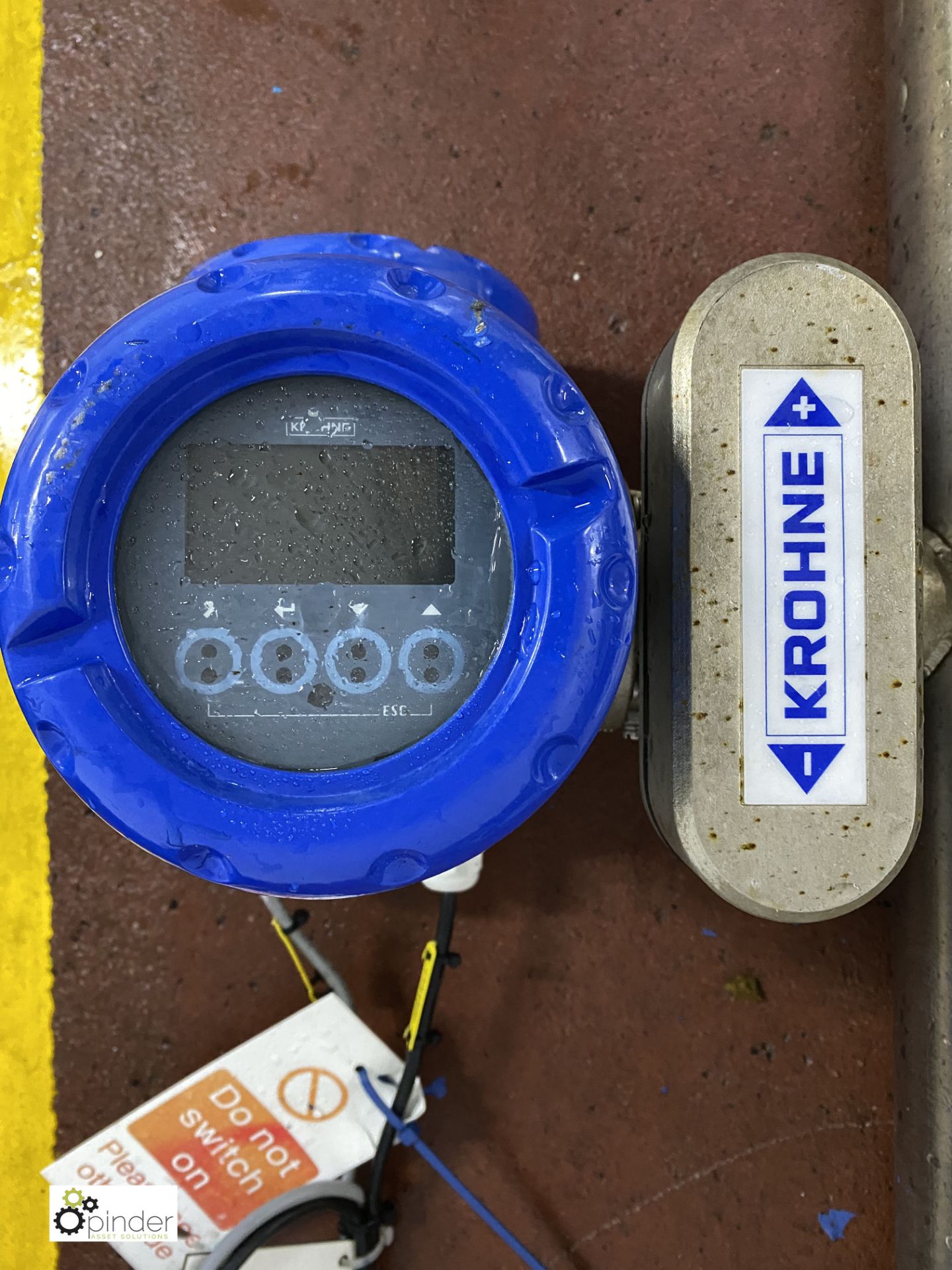 Krohne Optimass 7300CS25 Flow Meter with Flow Converter, year 2012 (please note there is a lift - Image 2 of 3