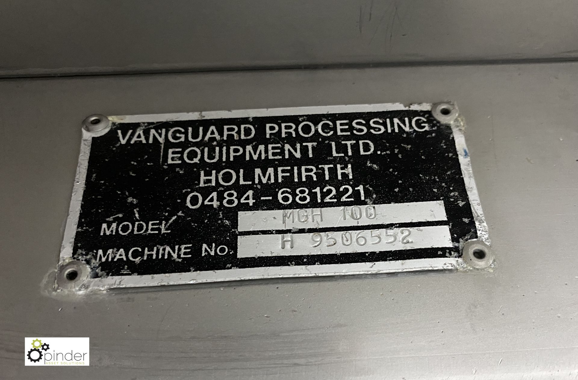 Vanguard MGH100 Vacuum Tumbler, serial number H9506552 (please note there is a lift out fee of £35 - Image 5 of 6