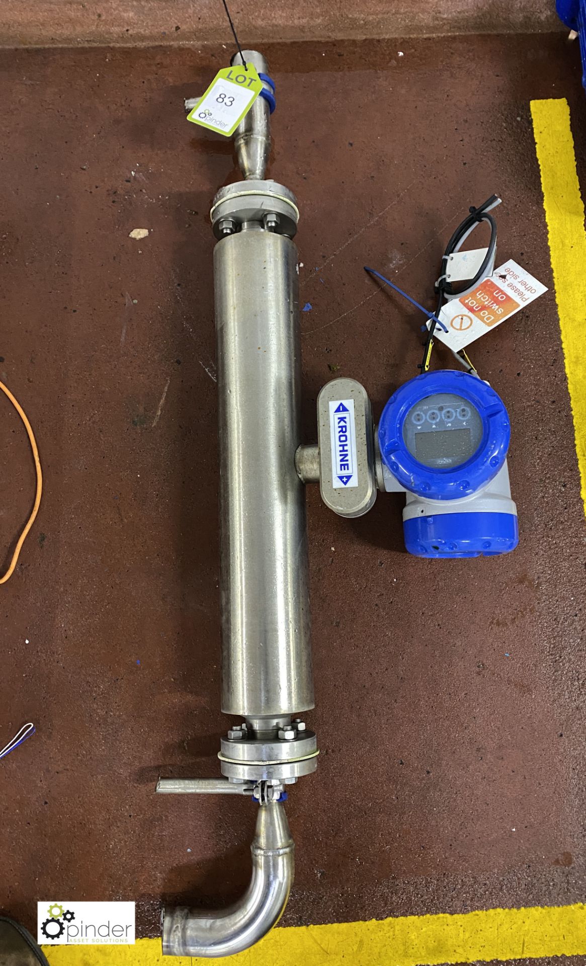 Krohne Optimass 7300CS25 Flow Meter with Flow Converter, year 2012 (please note there is a lift