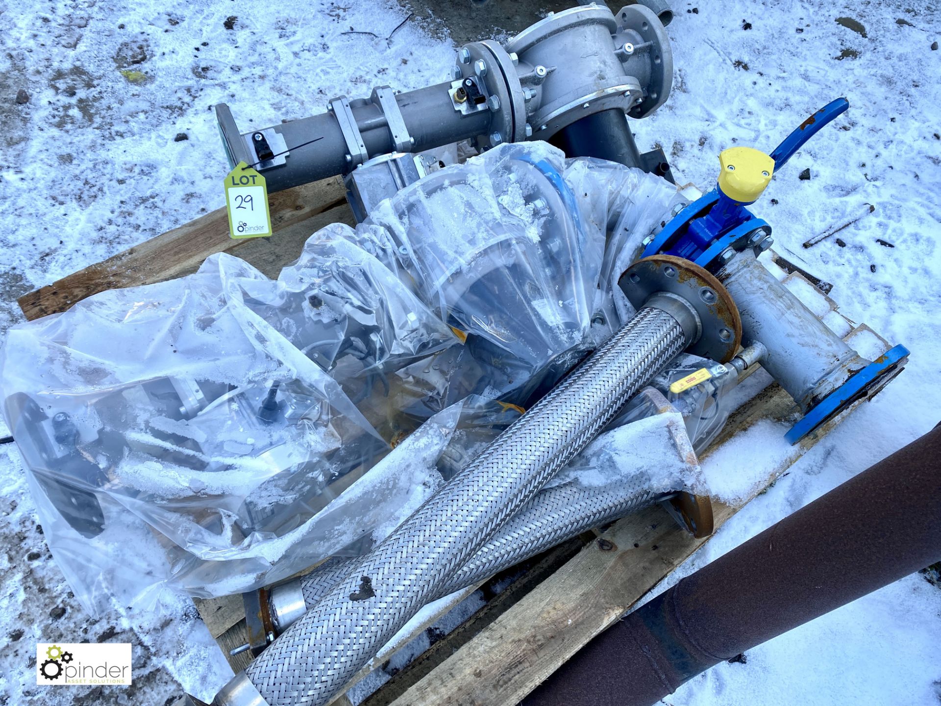 3 various Valves and Pipework, to pallet (LOCATION: Boston Spa)