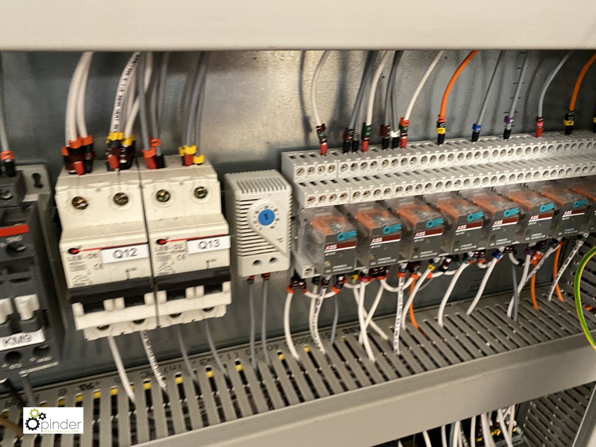Stand mounted Control Panel with 3 Siemens Sinamatics V20 Inverters, etc (LOCATION: Boston Spa) - Image 10 of 11