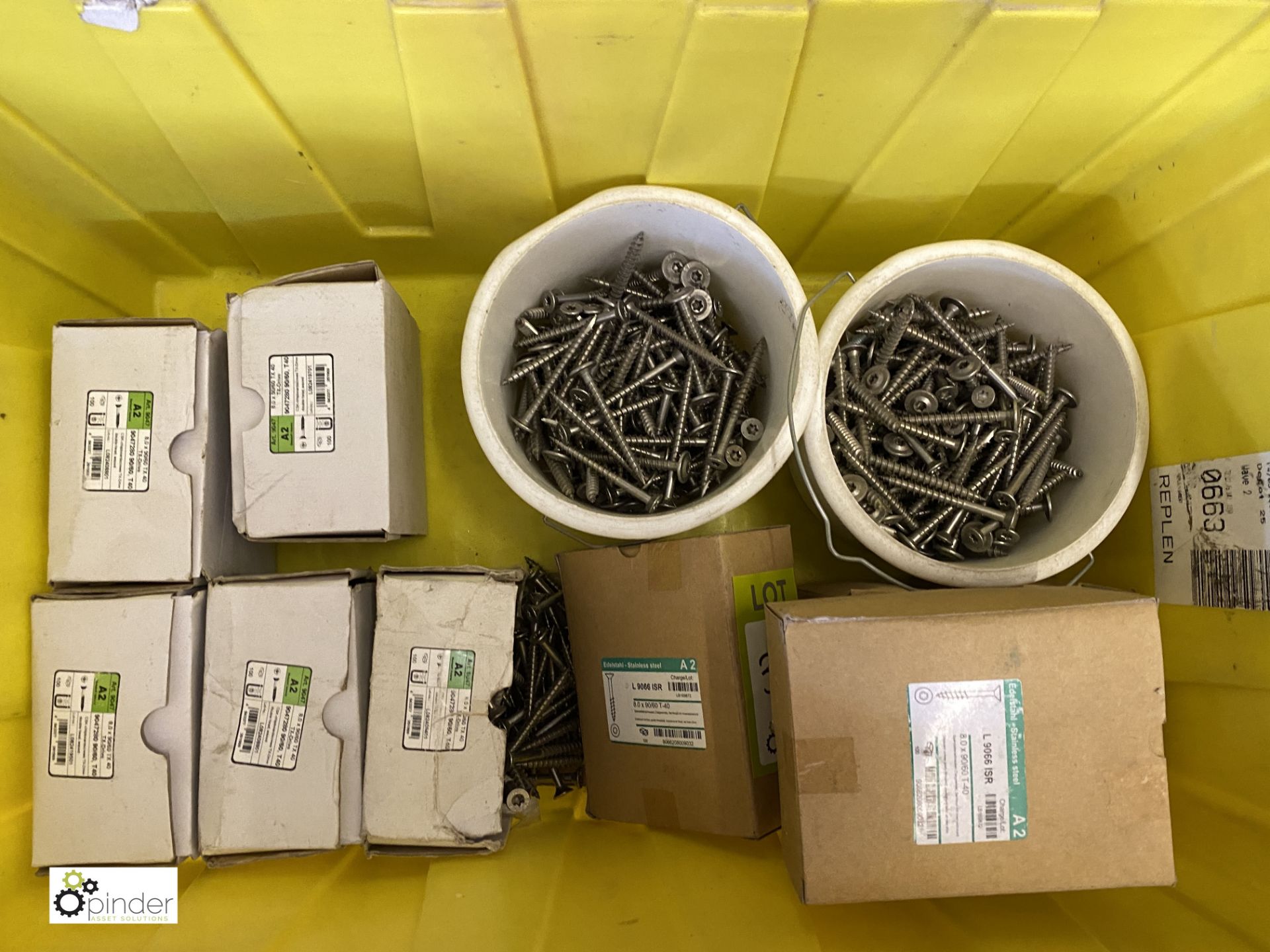 Approx 1000 stainless steel Screws, to bin (LOCATION: Boston Spa) - Image 5 of 5