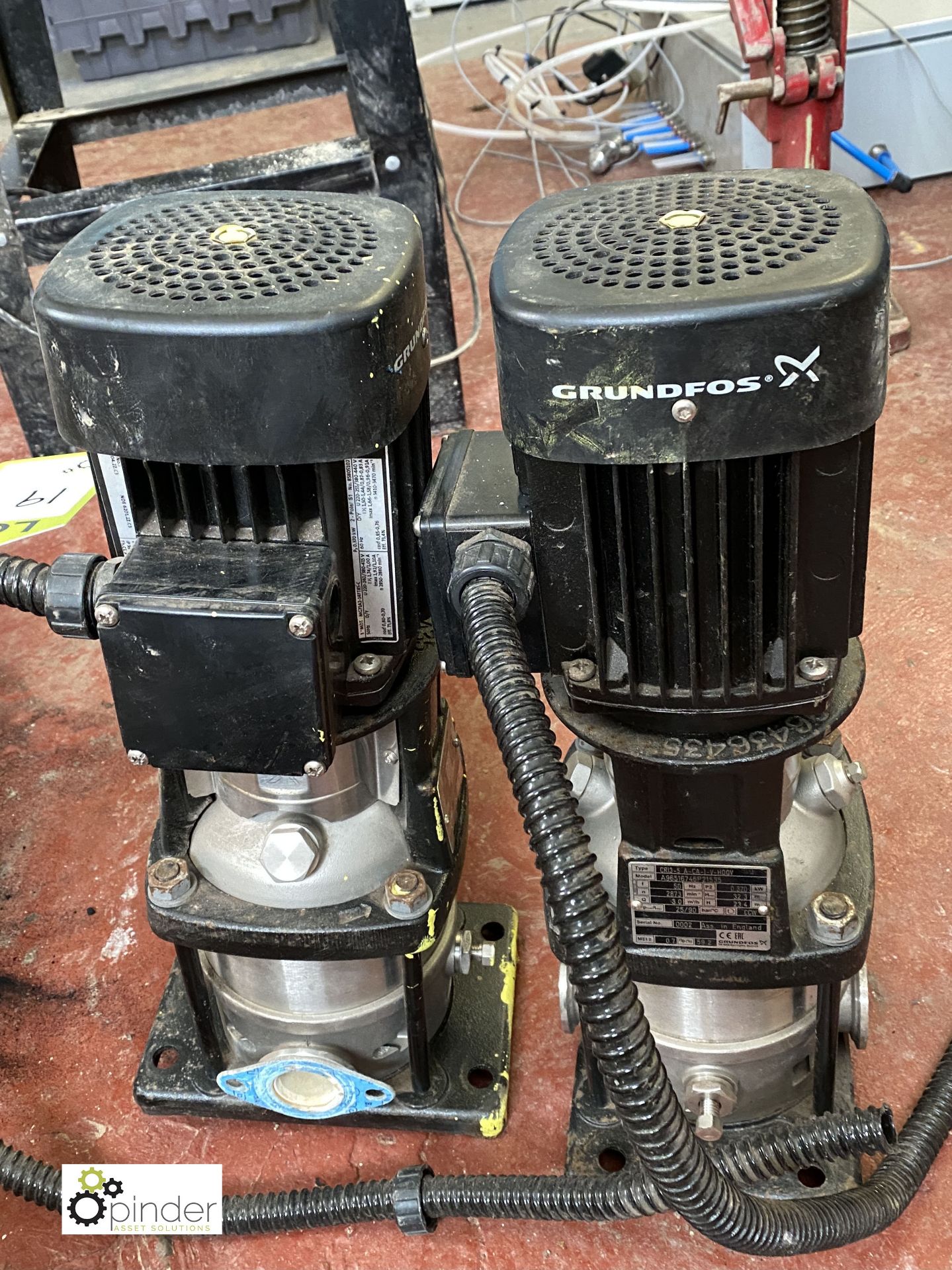 2 Grundfos Pumps CR13-5A-CA-I-V-HQQV (LOCATION: Boston Spa)