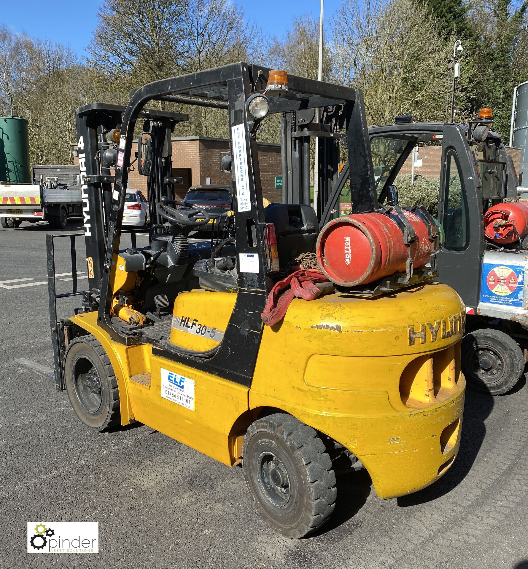 Hyundai HLF30-5 LPG Forklift Truck - Image 7 of 12