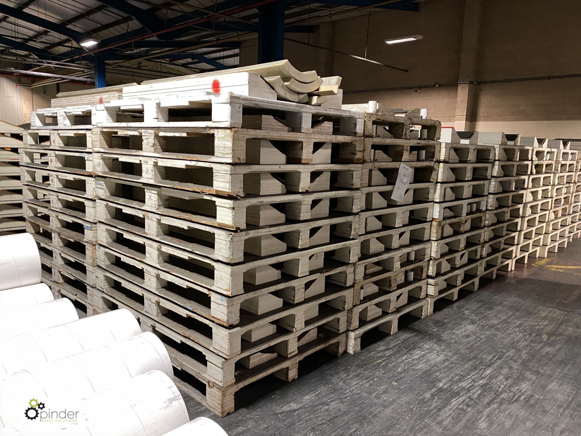 46 wooden Coil Pallets, 1700mm (please note there - Image 2 of 3