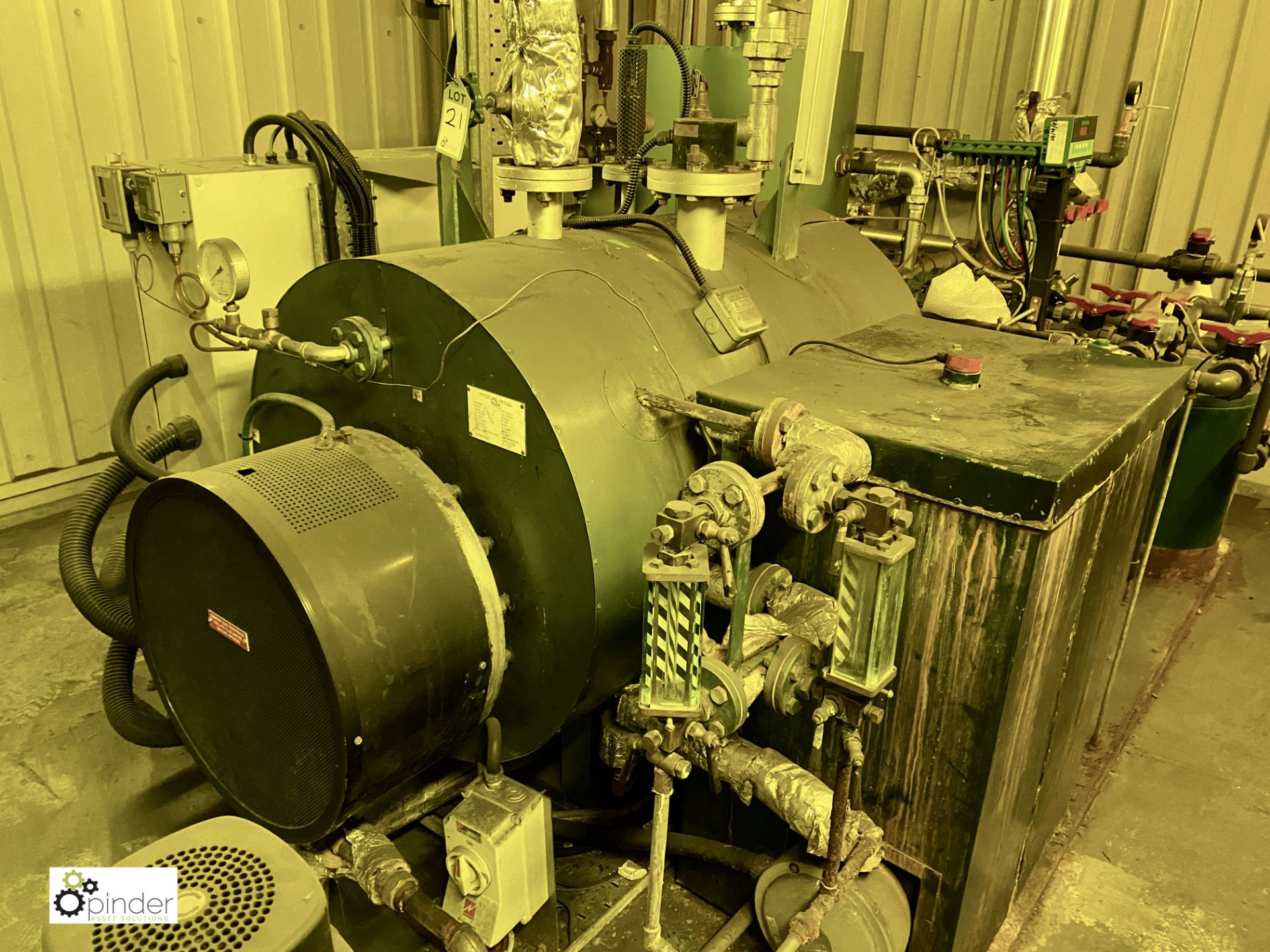 TCS ISB225KW oil fired Steam Generating Boiler, se - Image 4 of 14