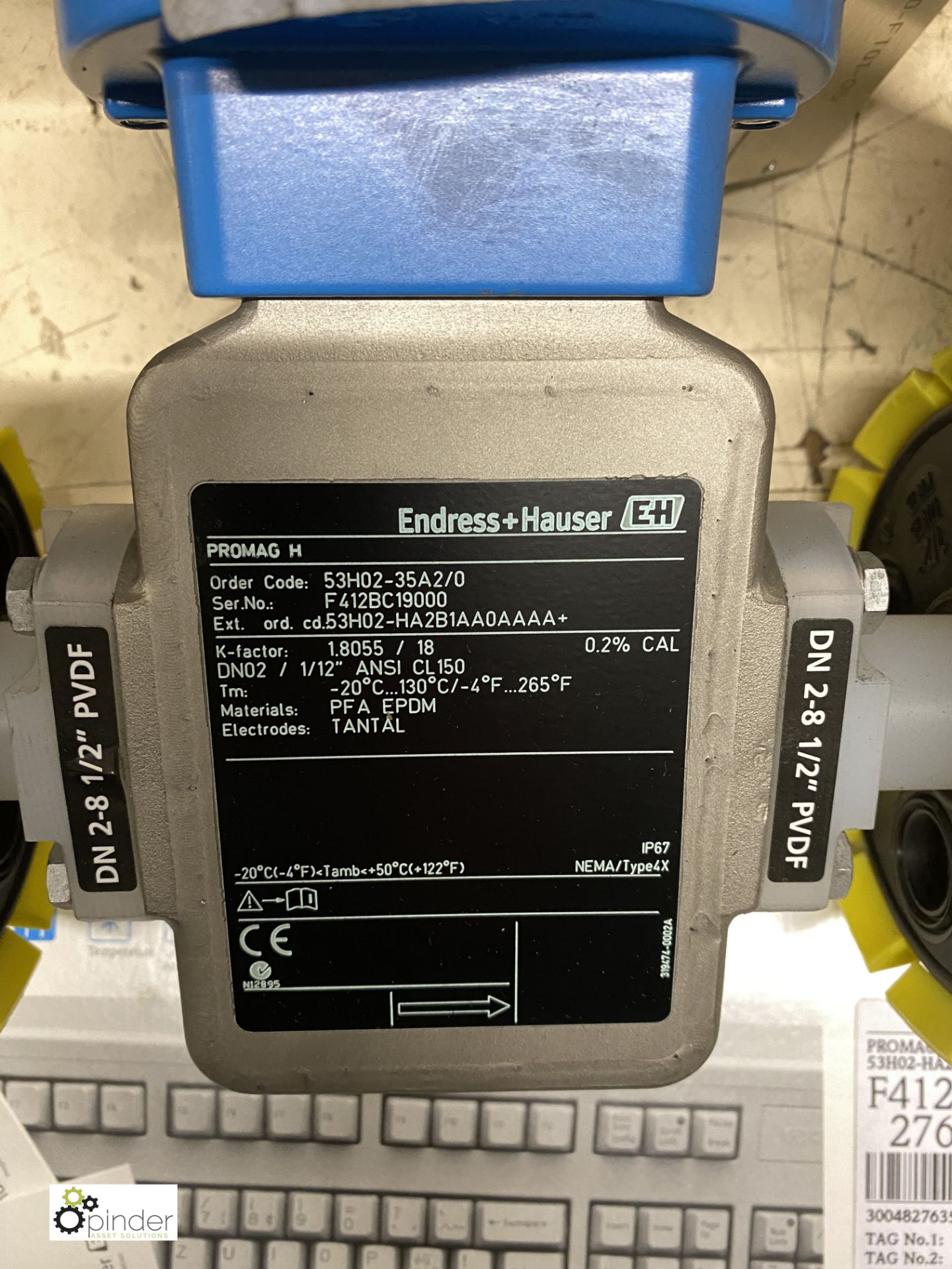 Endress & Hauser Promag H53 53H02-35A2/0, 53H02-HA - Image 2 of 5