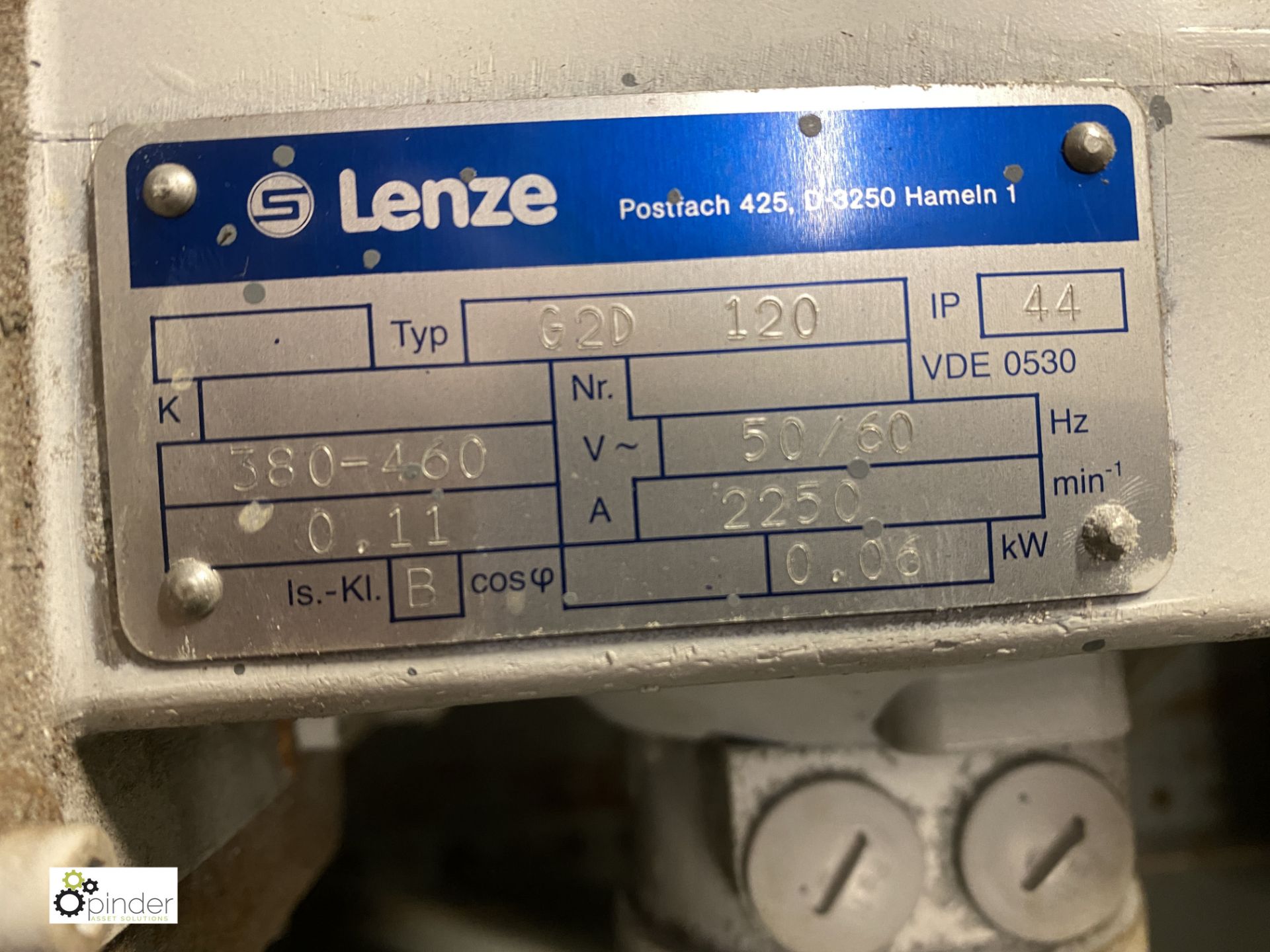 Lenze GFQ80-24 fan cooled Motor - Image 3 of 4