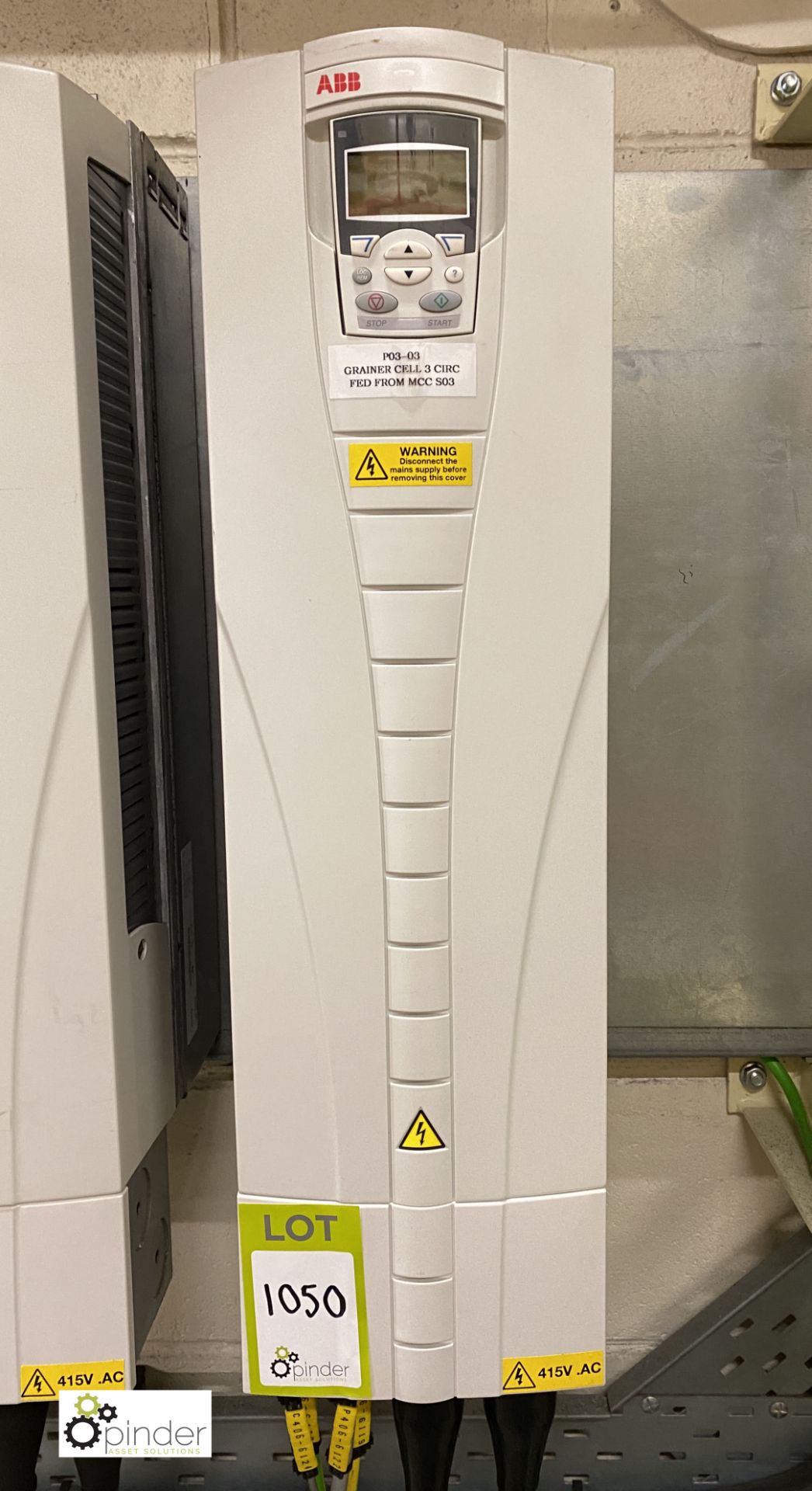 ABB ACS550-01-059A-4 Variable Speed Drive, 30/22Kw, 59A, IP21 (EY114/0003) (please note there is a