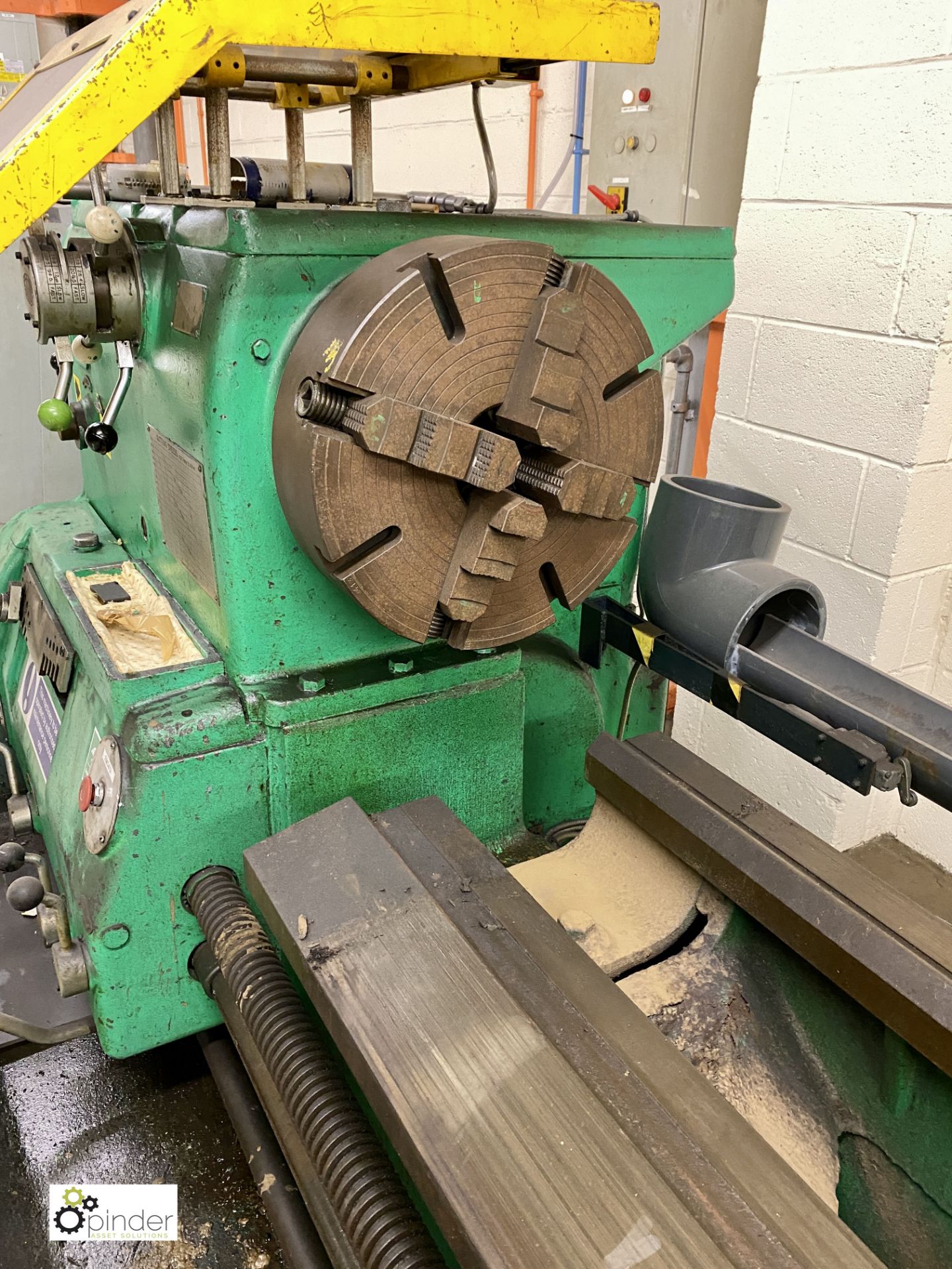 TB gap bed Centre Lathe, 24in swing, 120in bed len - Image 6 of 10