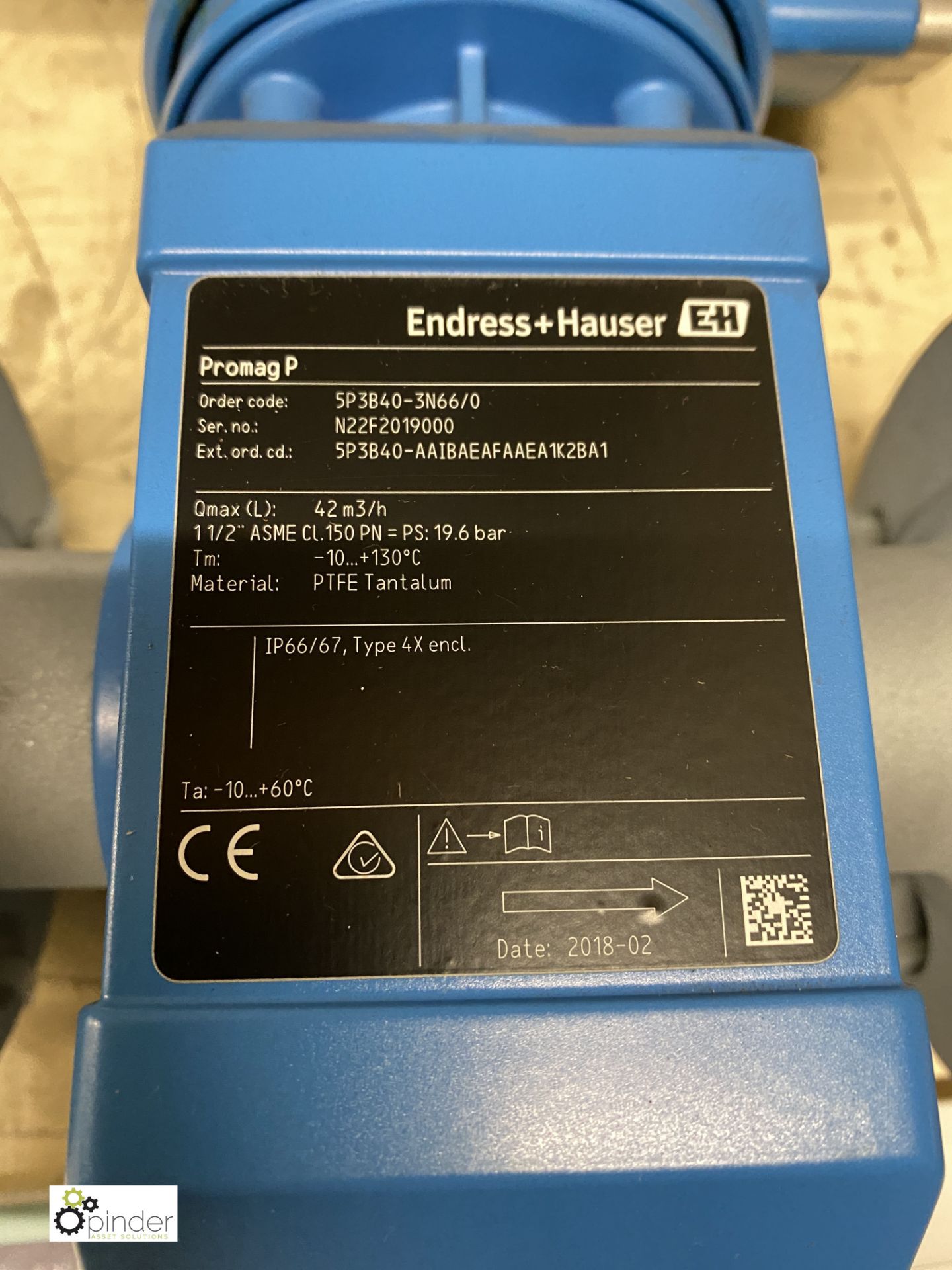 Endress & Hauser Promag P300 SP3B40-3N66/0 S/N N22 - Image 2 of 4