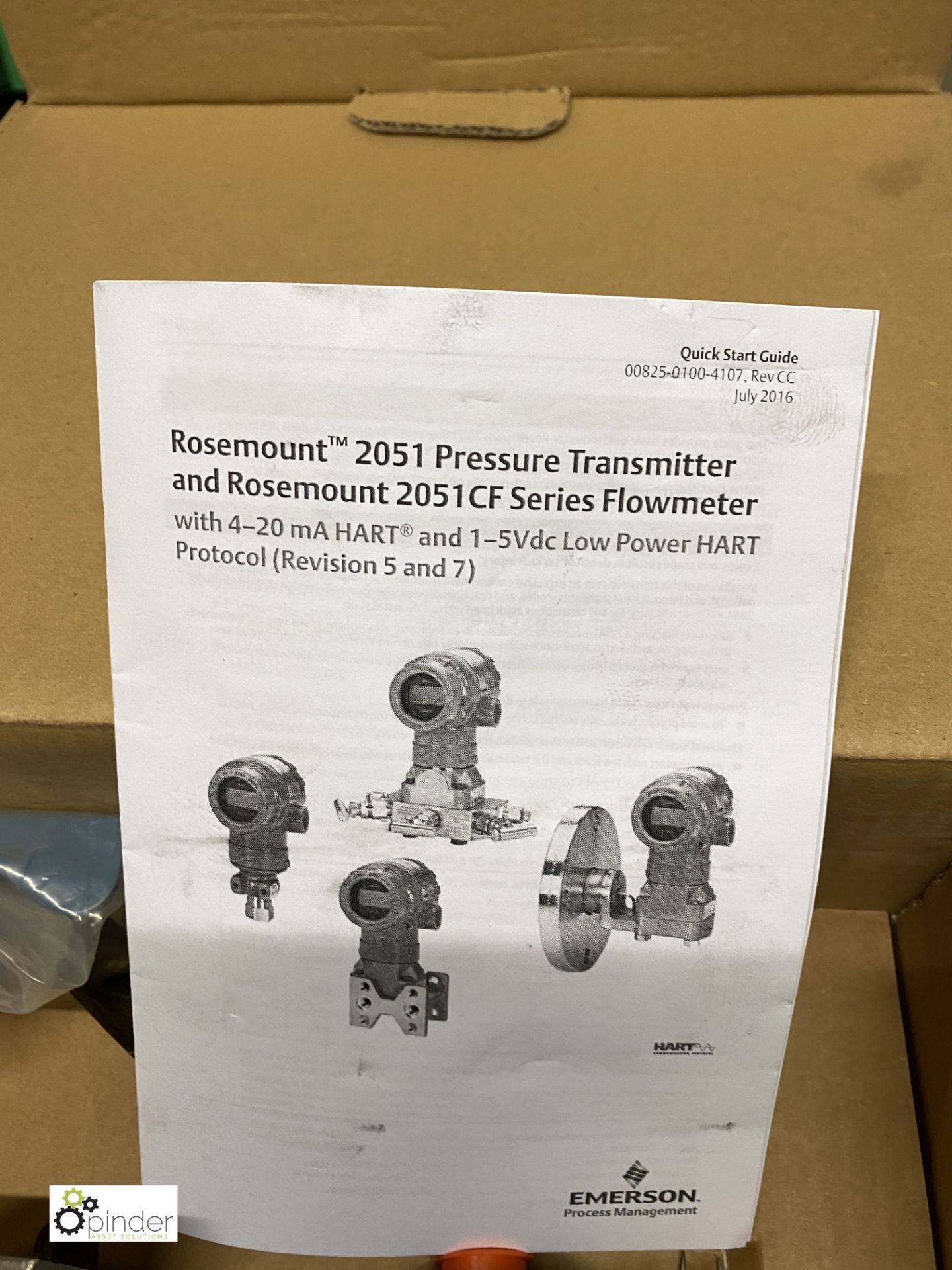 Rosemount Pressure Transmitter, S/N 18WEPC0048547, - Image 3 of 4
