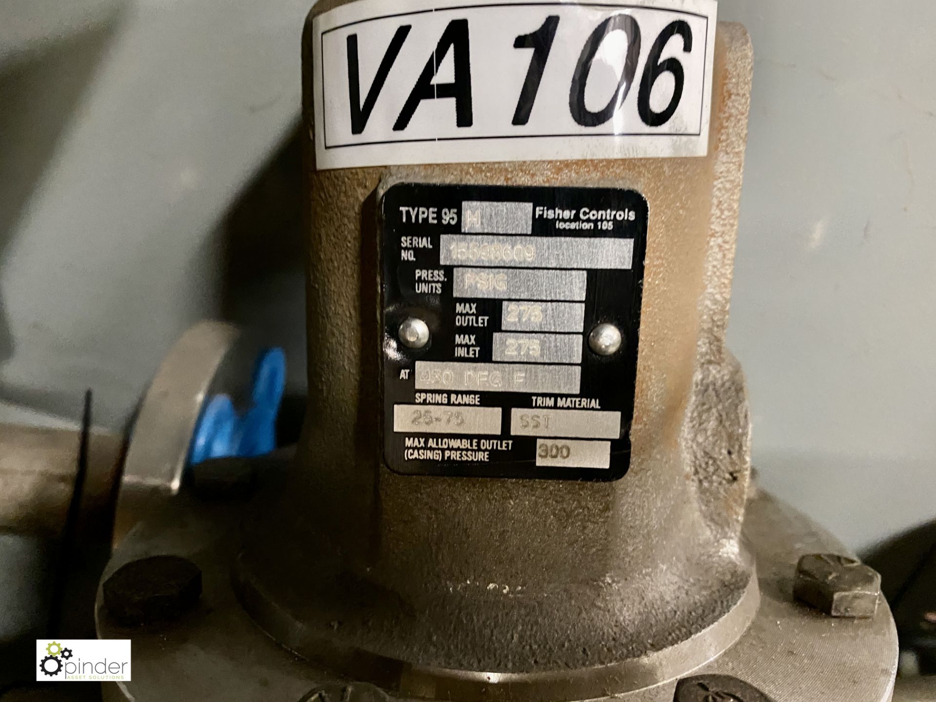Fisher Controls Pressure regulating valve Type 95H - Image 2 of 2