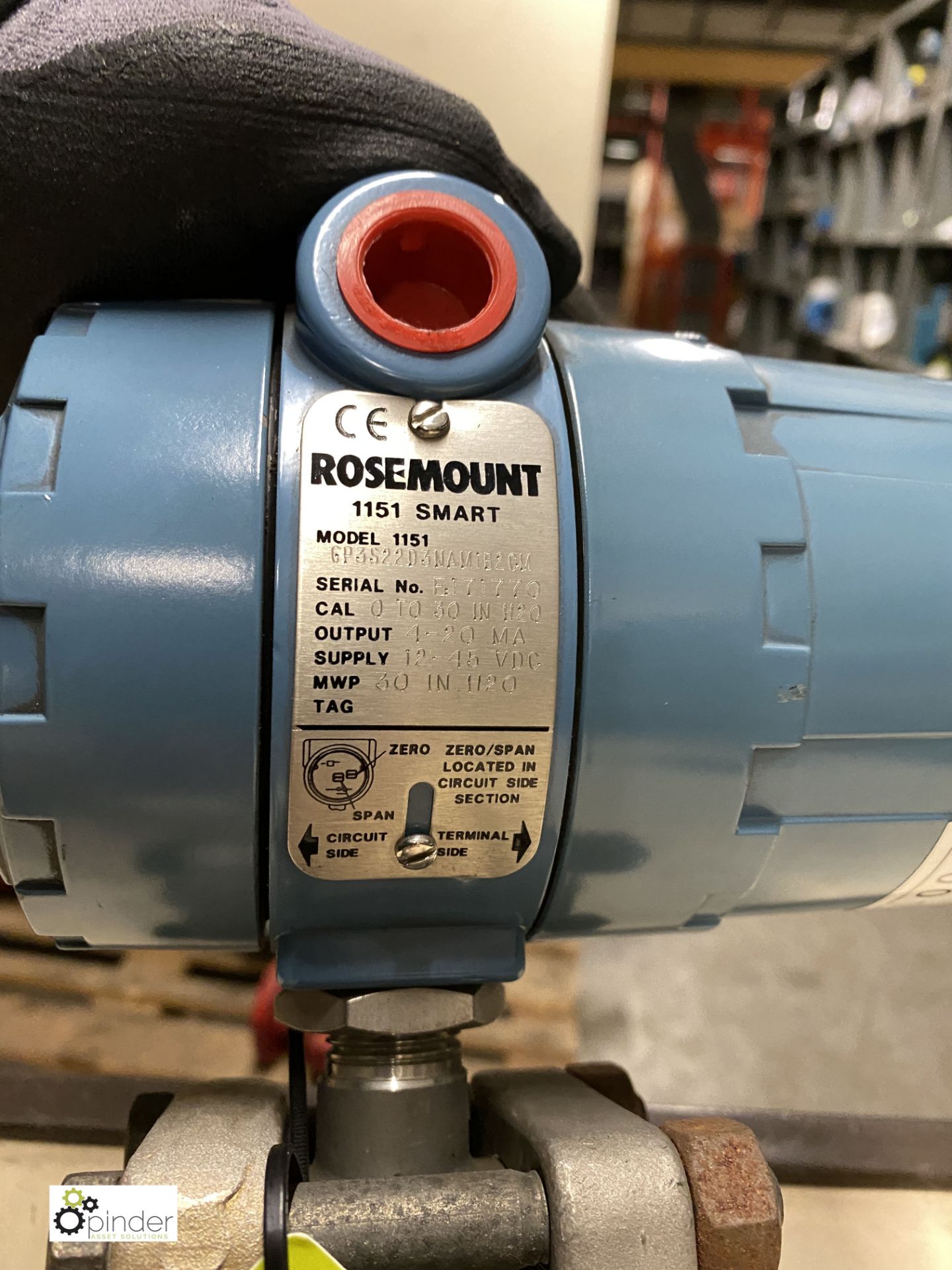 Rosemount Pressure Transmitter 1151 SMART Model 11 - Image 3 of 3