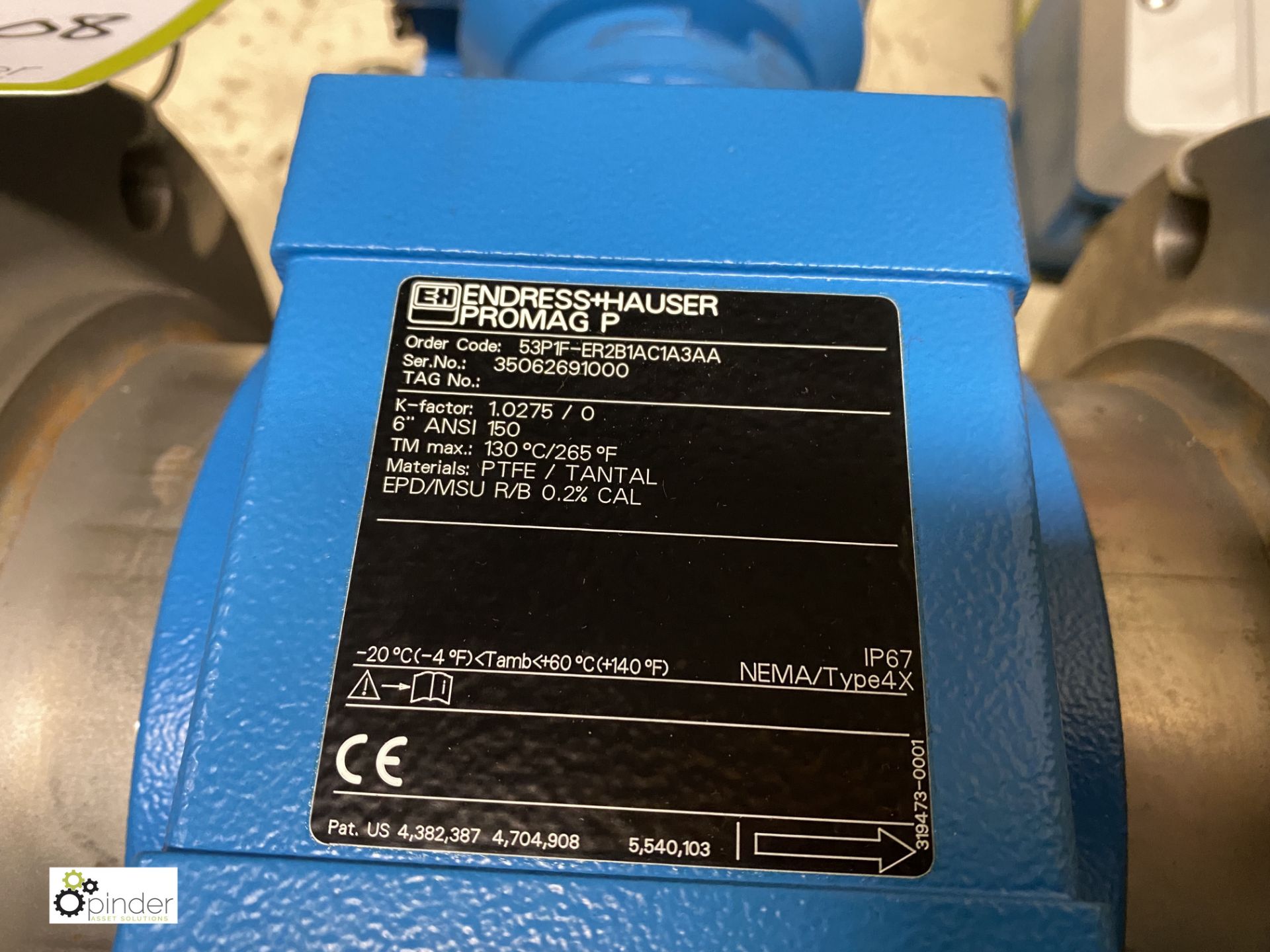 Endress & Hauser Promag P53 53P1F-ER2B1AC1A3AA, S/ - Image 3 of 5