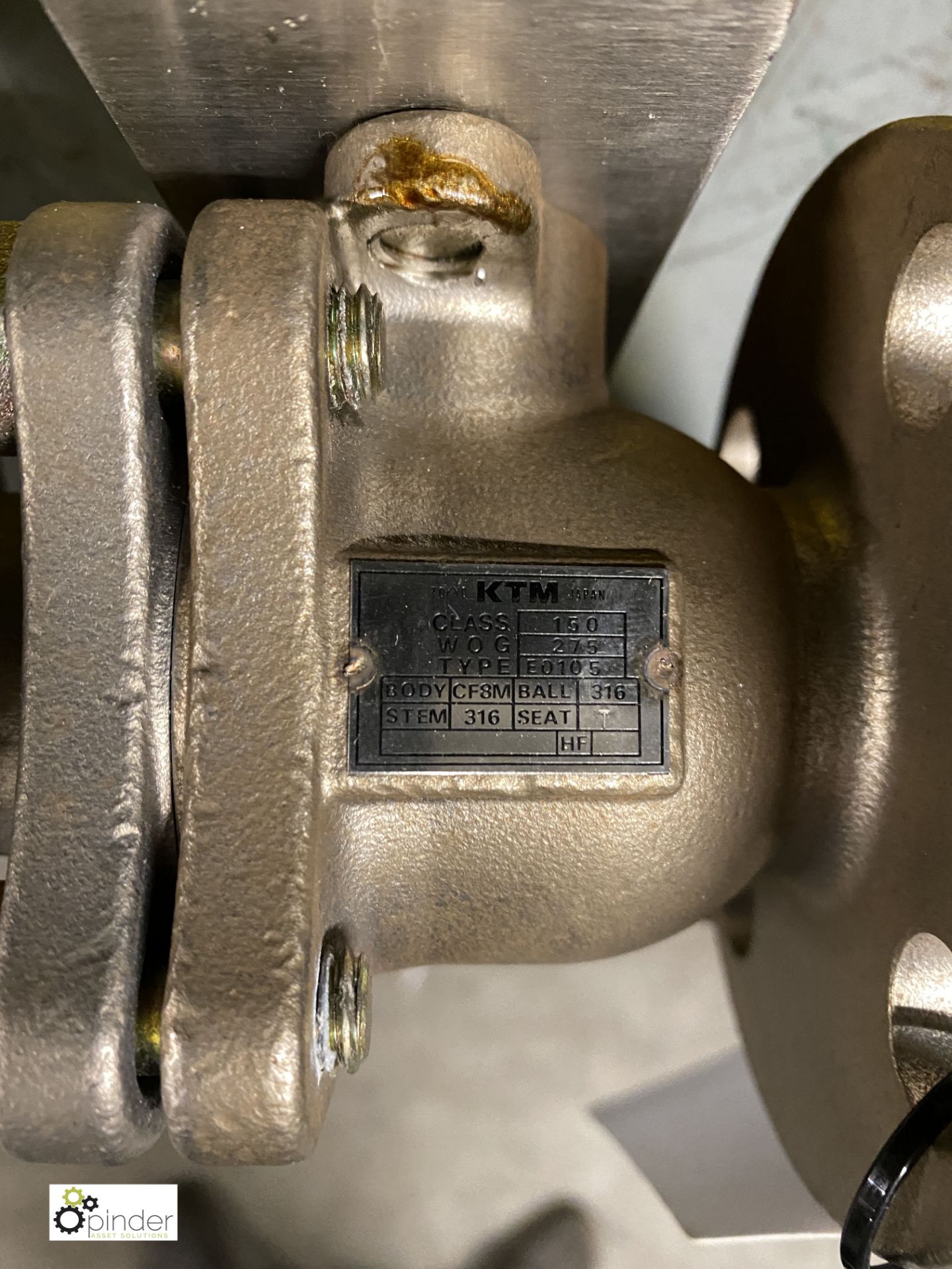 KTM Flanged Ball Valve 1” (DN25) Type E0105, WOG 2 - Image 2 of 3