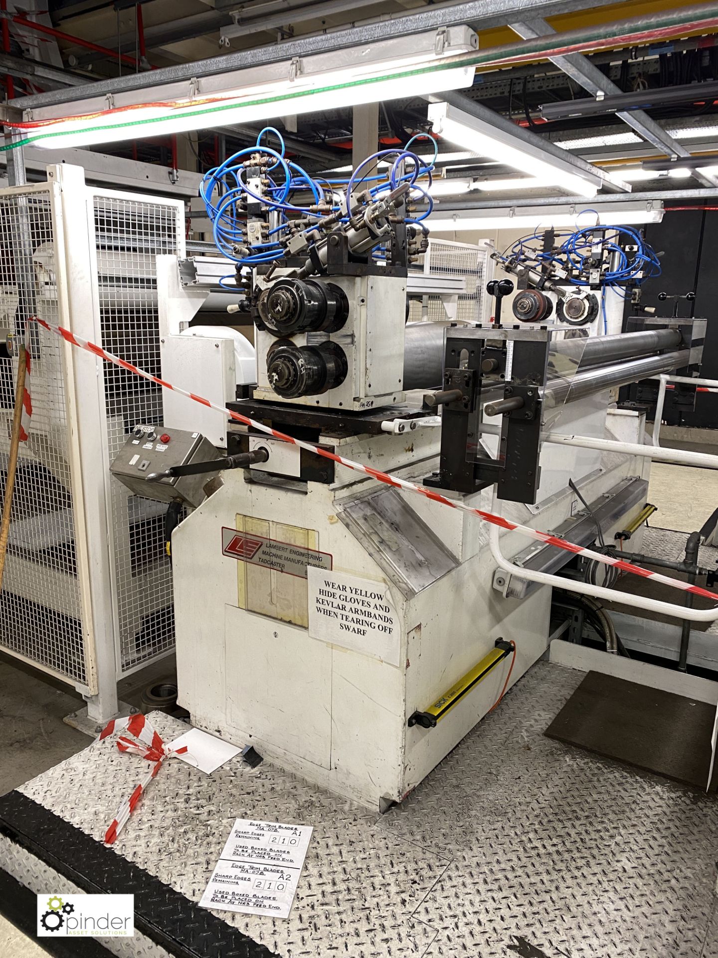 Lambert Engineering NR7 Roll to Sheet Line, adapted to produce underfloor heating plates, comprising - Image 53 of 68