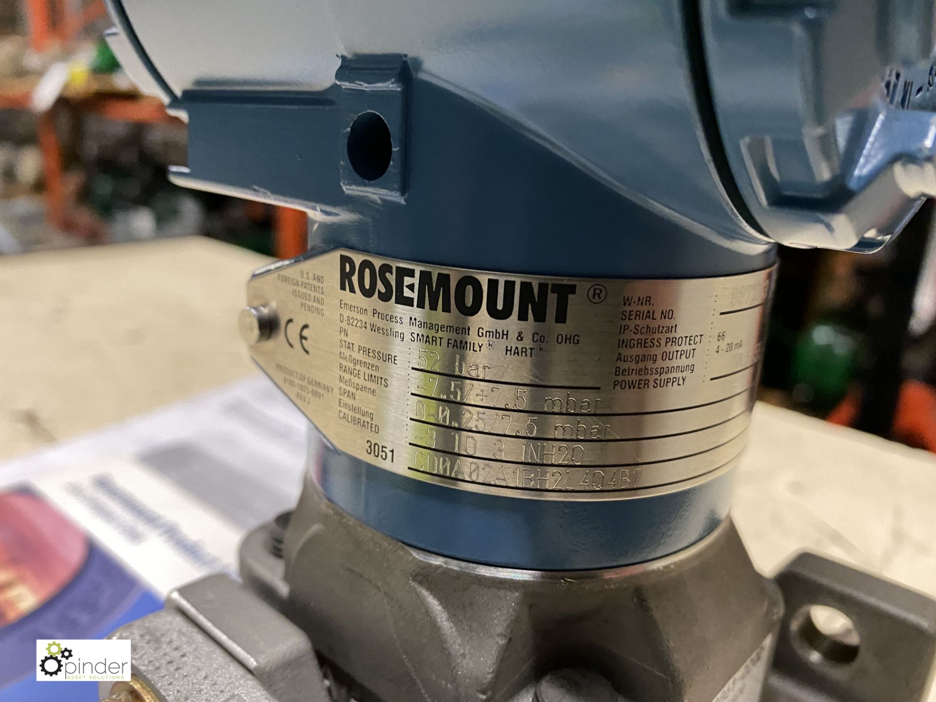 Rosemount Pressure Transmitter 3051CD0A02A1BH2L404 - Image 4 of 5