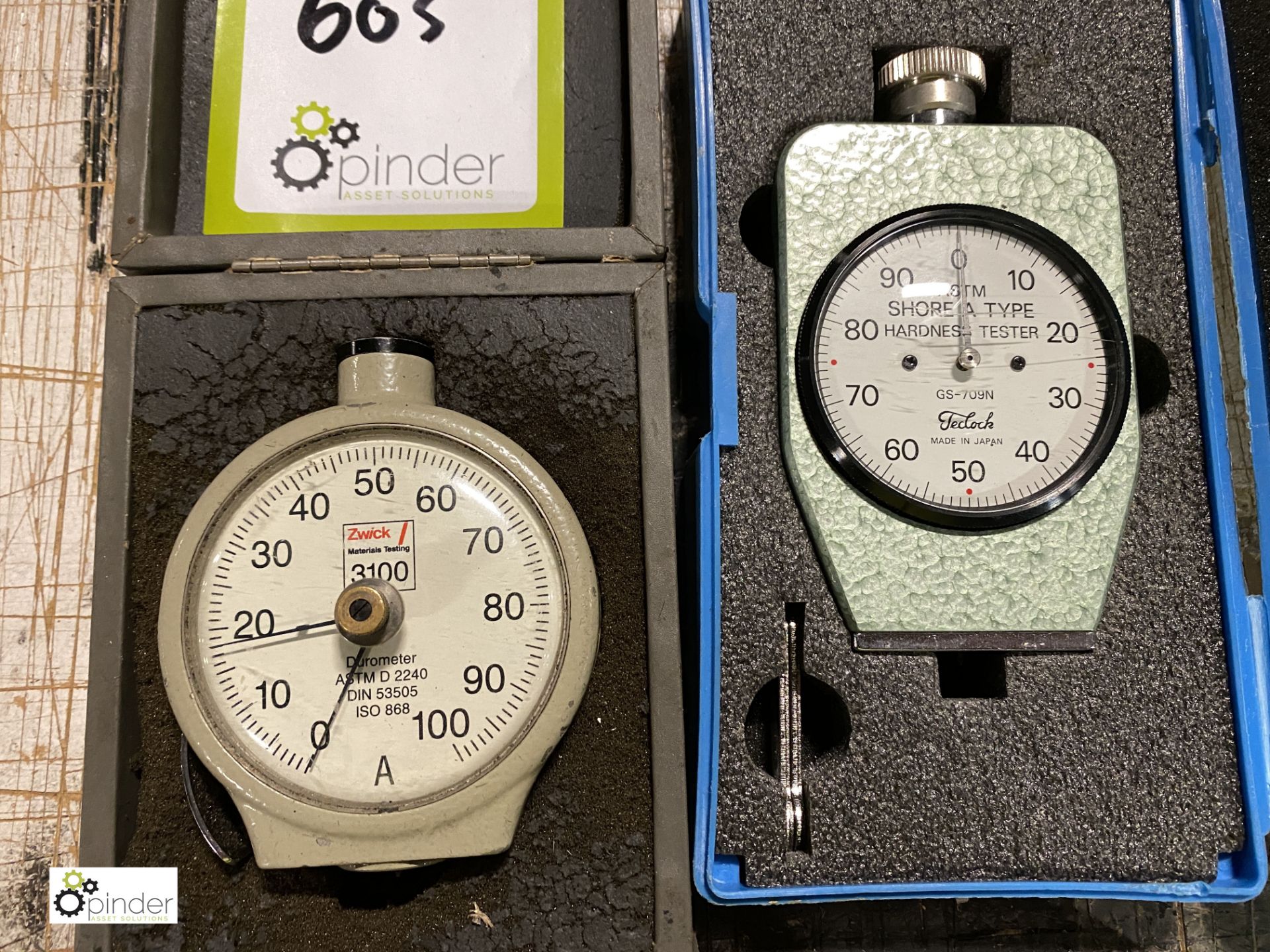 Wallace Hardness Tester, Zwick Durometer Teilock G - Image 2 of 3