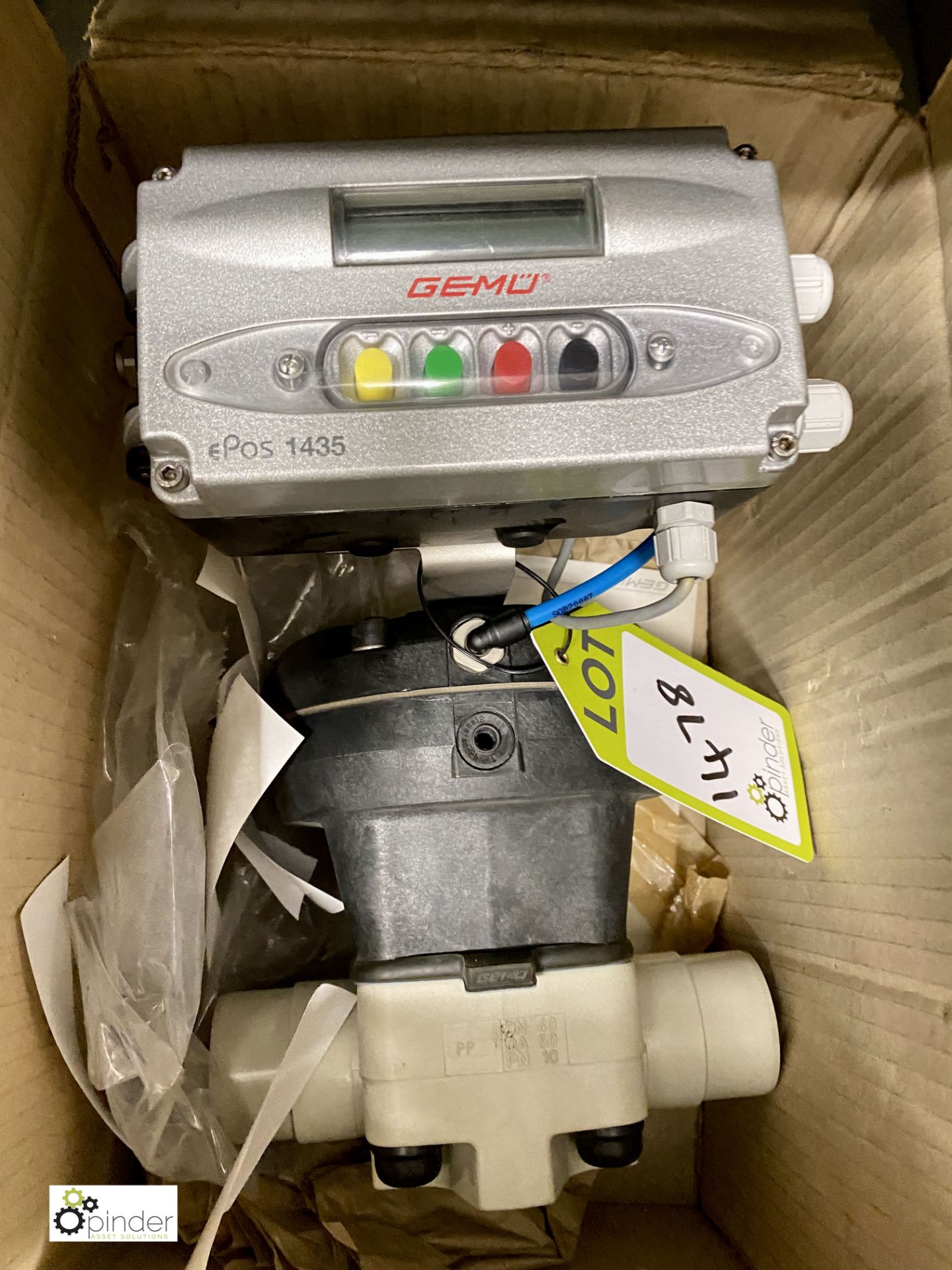 Gemu Diaphragm Valve DN40 690/40D/0-5522, PP body,