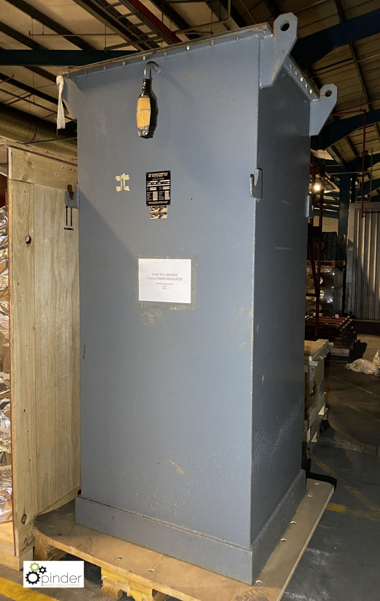 Transformers and Rectifiers Ltd RZOAQ 4X180/415/415 Regulating Auto Transformer, 66.7kva, phase 1, - Image 2 of 5