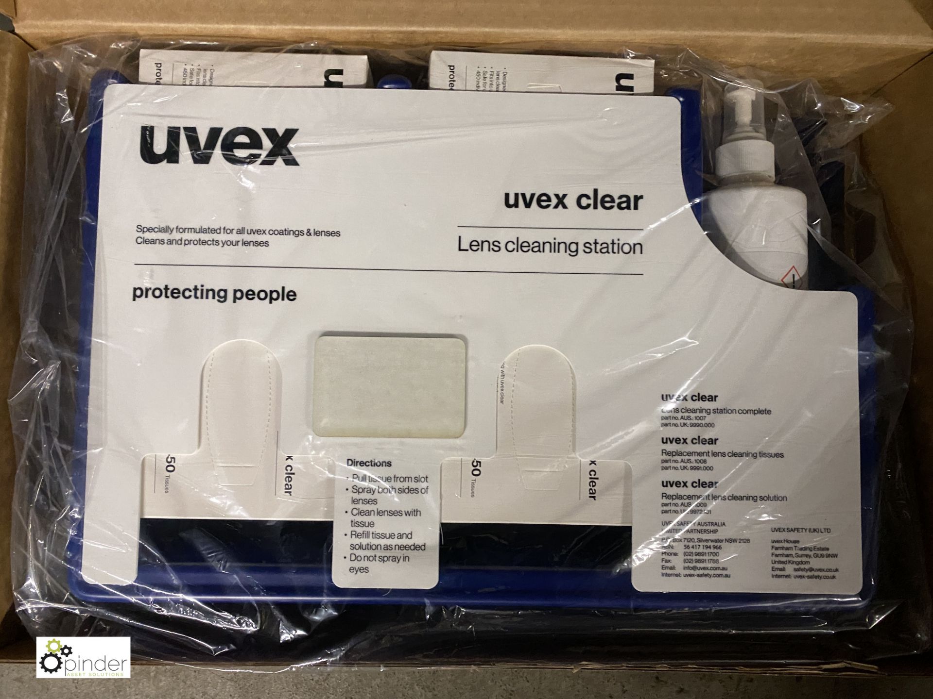 Uvex clear 1007 Lens Cleaning Station (ZC528) (ple