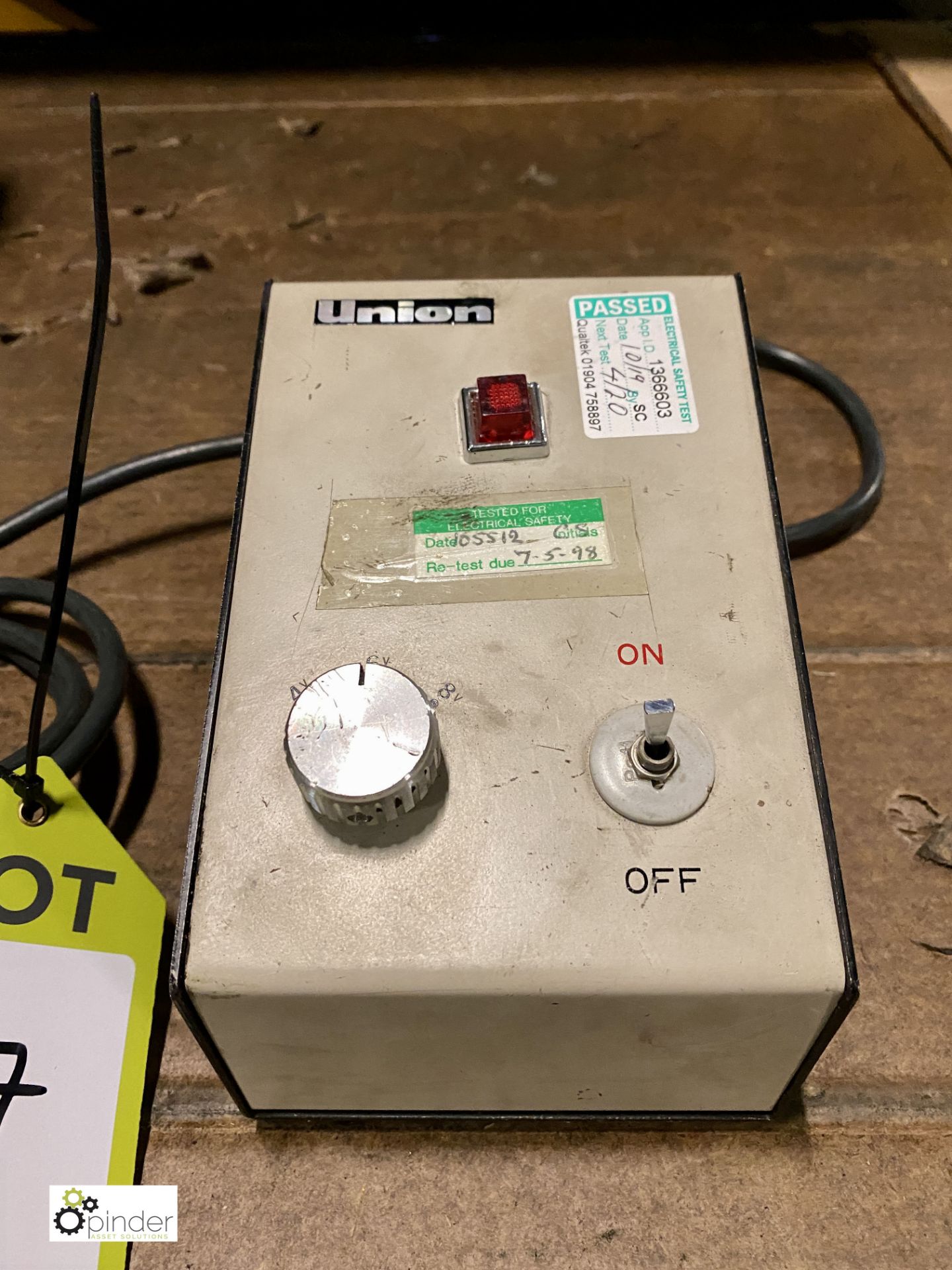 Union variable Power Supply, 4-8volts (please note