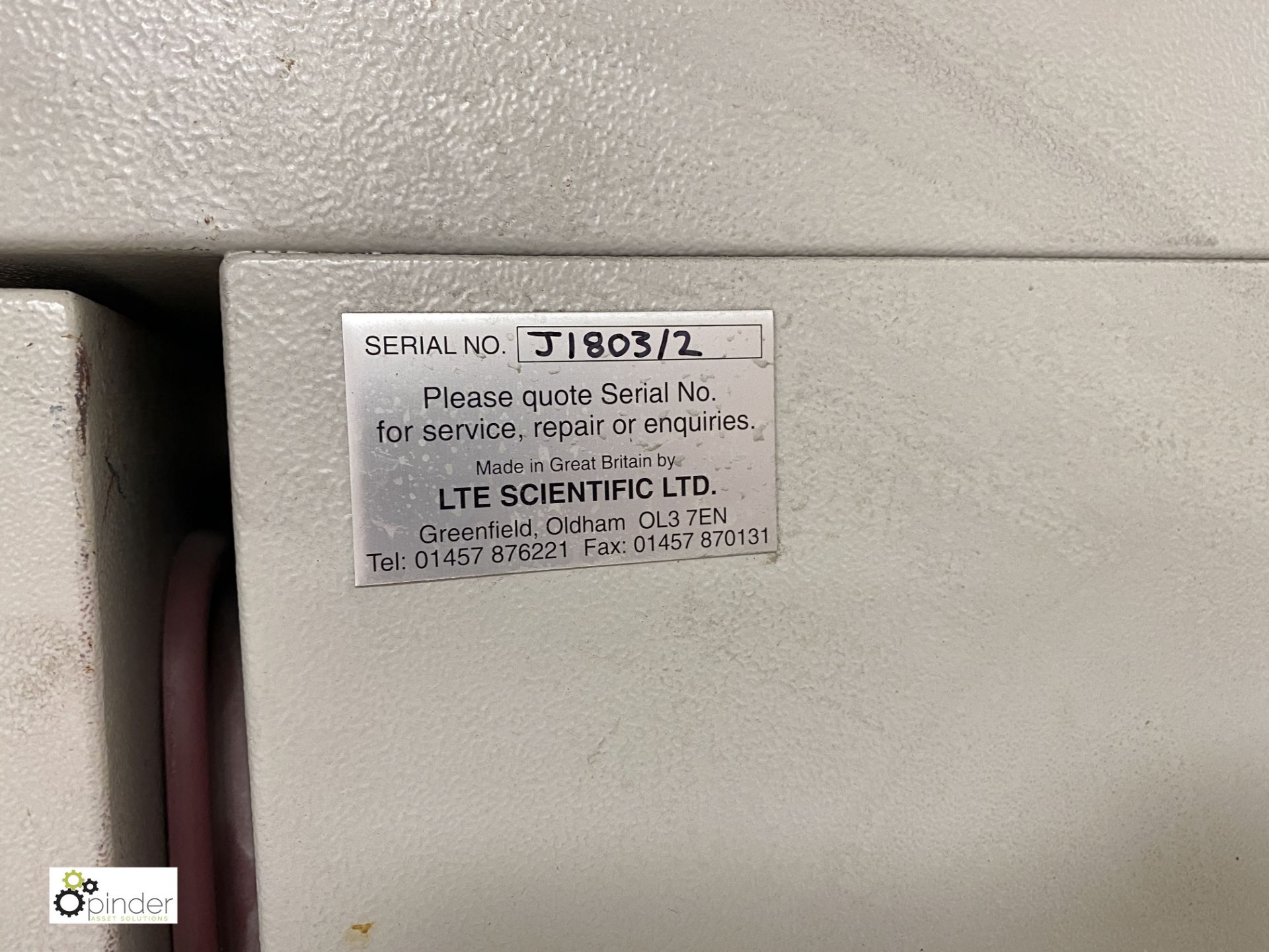 LTE Swallow Laboratory Oven, serial number J1803/2 - Image 4 of 4