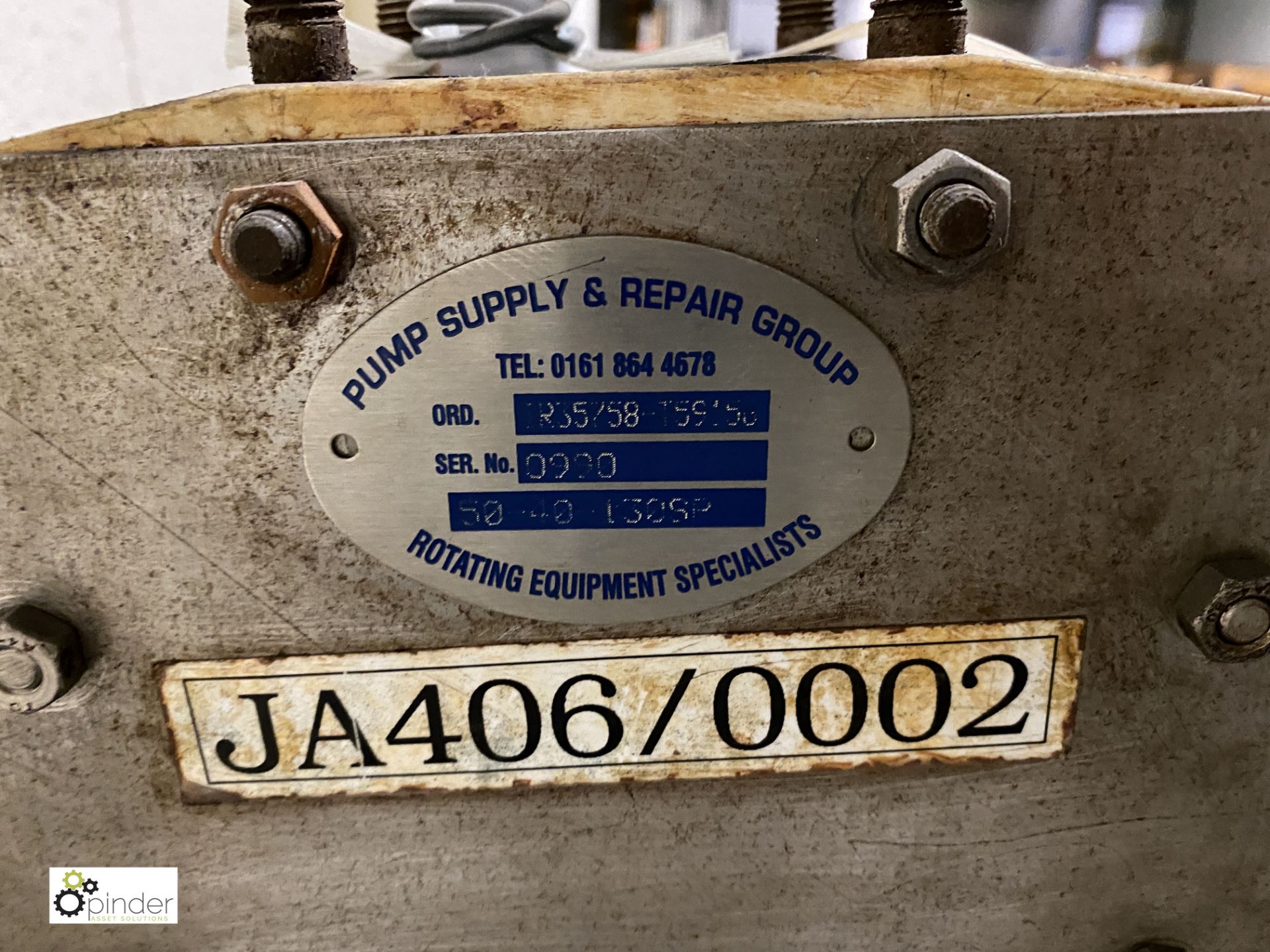 50-40-130SP Pump, with Teco motor, 5.5kw (JA406) ( - Image 3 of 5